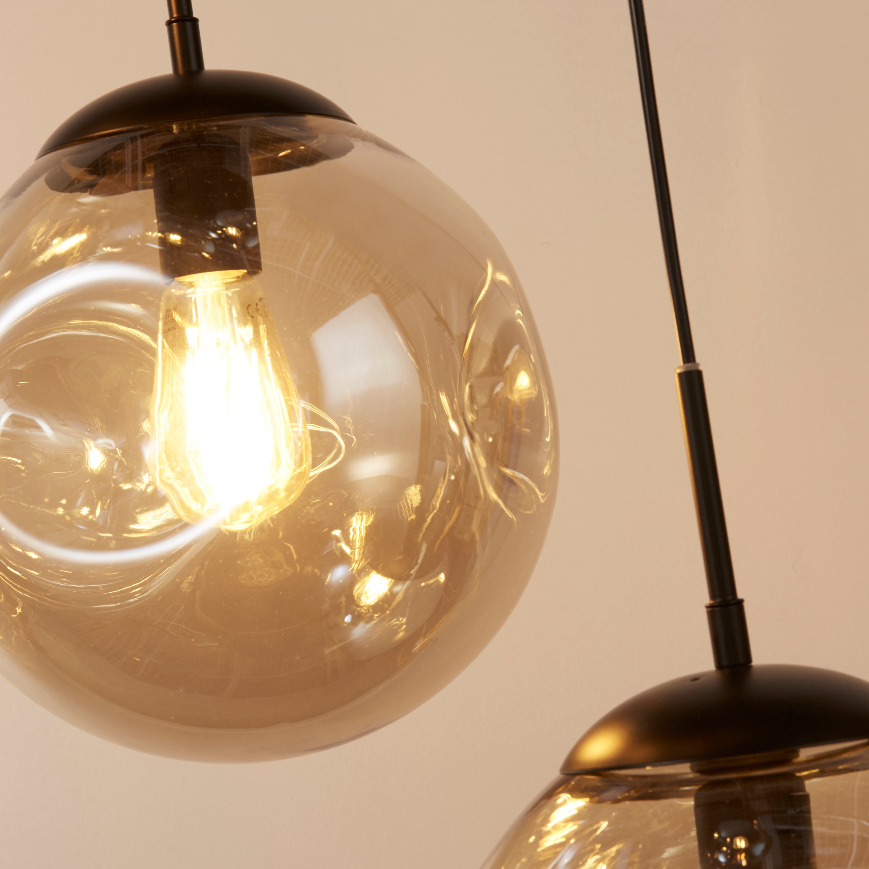 Punch 5Lt Multi-Drop - Black Metal & Champagne Punched Glass