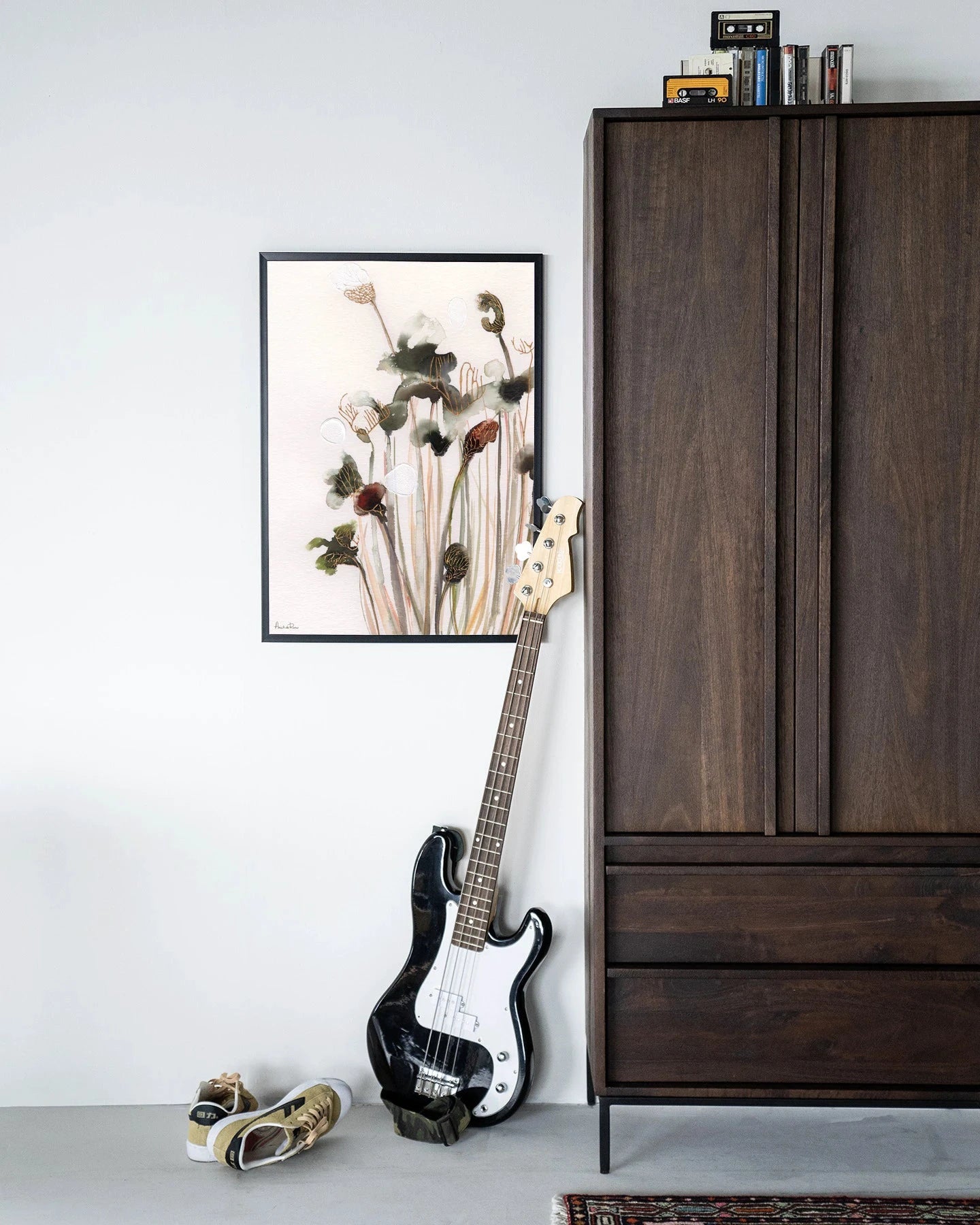 Pastel Flowers 2 - Moderne Wanddecoratie | Artprint, Glass Art & Wandkleed by Urban Cotton