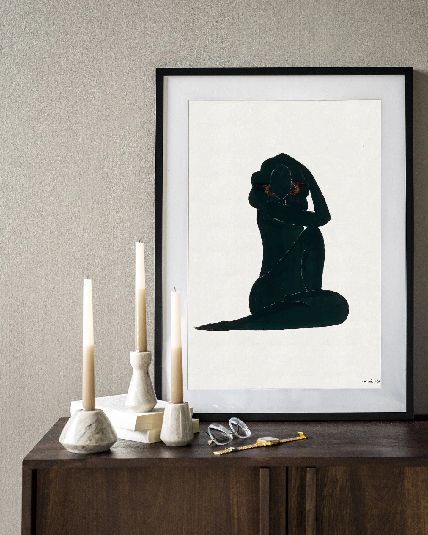 Stillness - Moderne Wanddecoratie | Artprint, Glass Art & Wandkleed by Urban Cotton