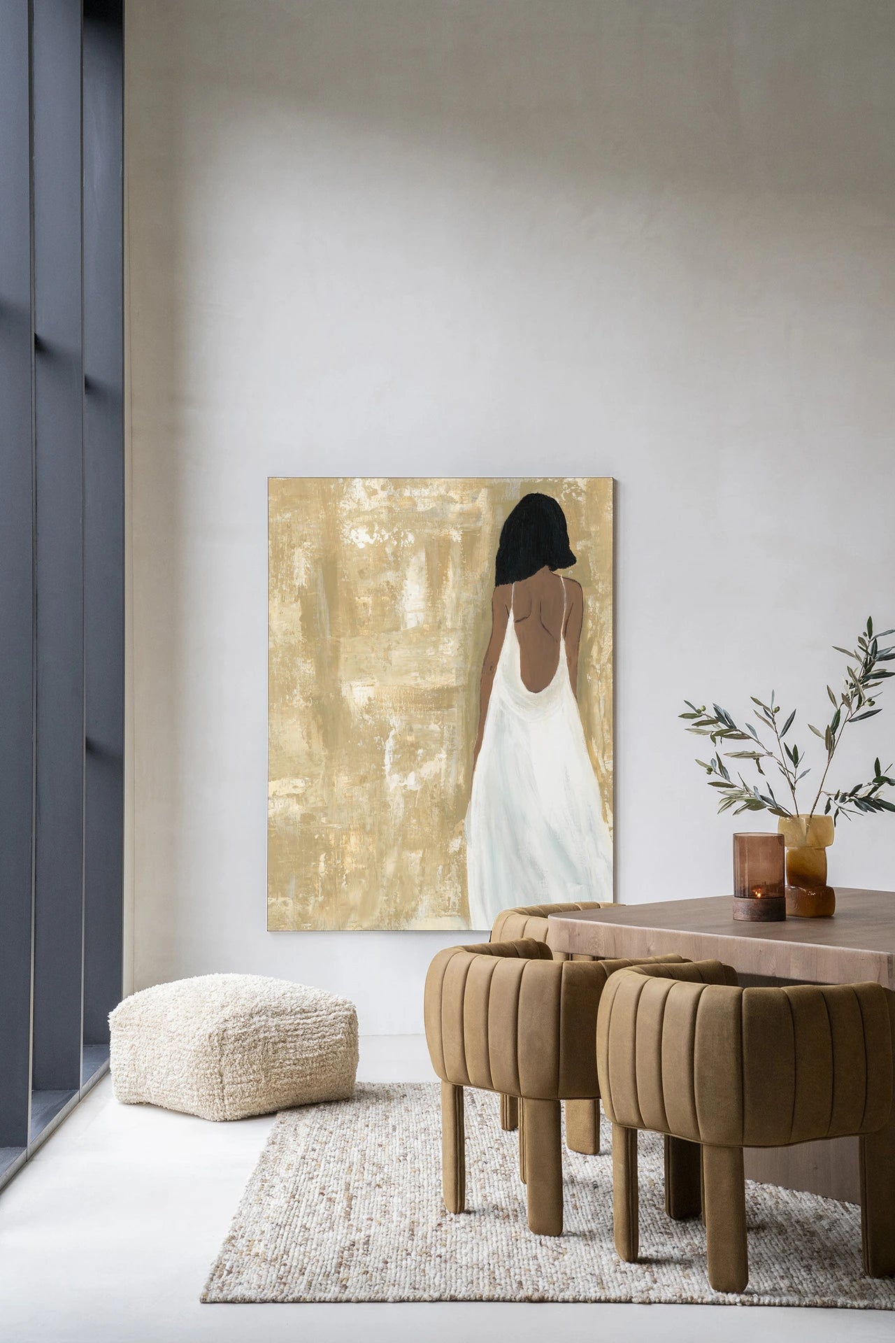 She opened her heart - Moderne Wanddecoratie | Artprint, Glass Art & Wandkleed by Urban Cotton