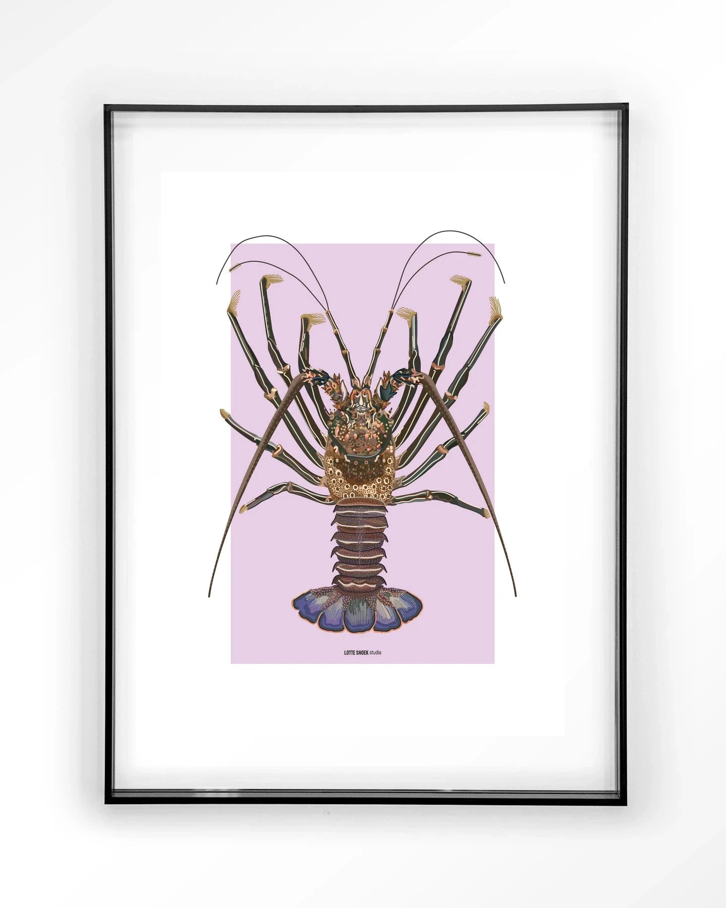 Langosta - Moderne Wanddecoratie | Artprint, Glass Art & Wandkleed by Urban Cotton