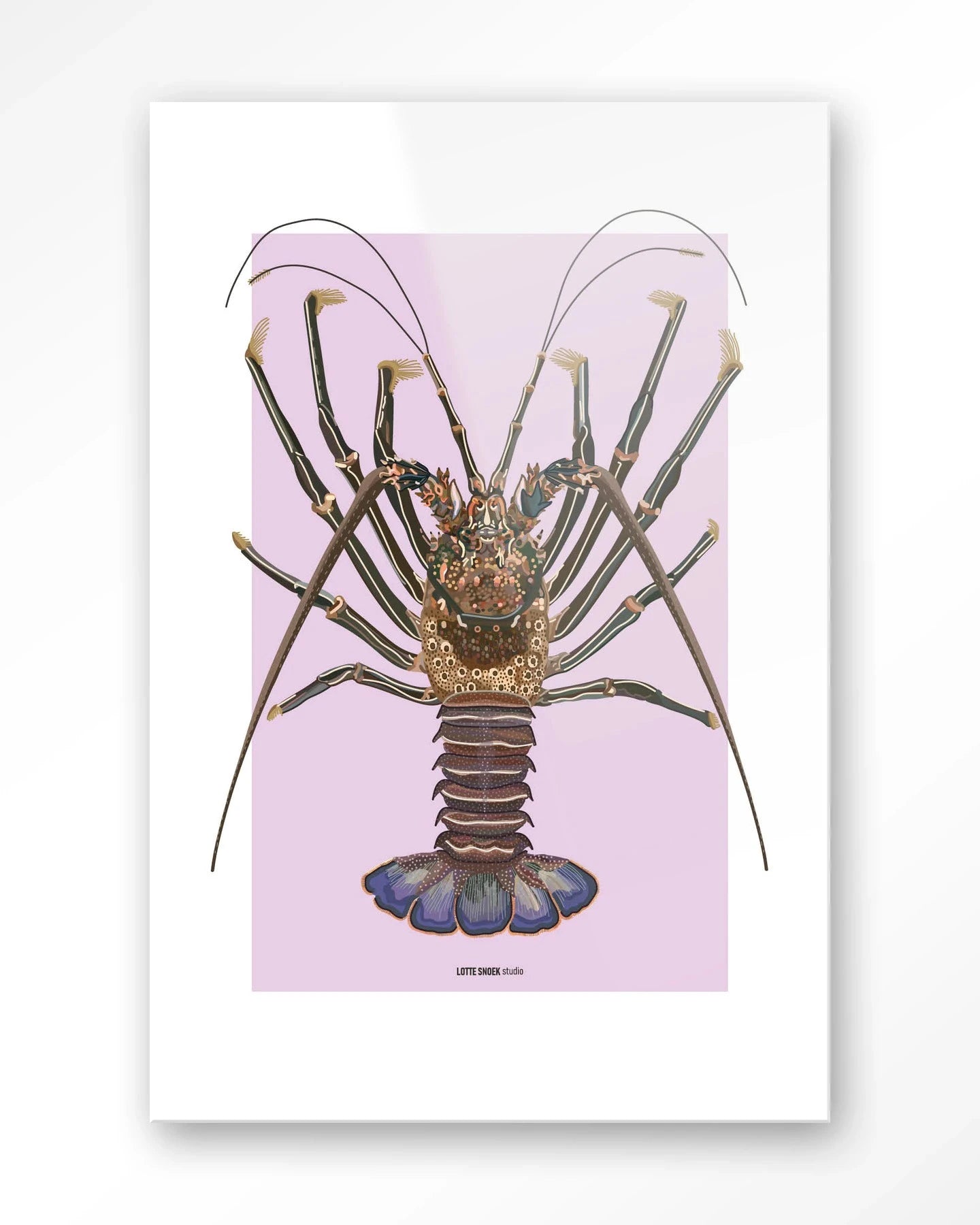 Langosta - Moderne Wanddecoratie | Artprint, Glass Art & Wandkleed by Urban Cotton