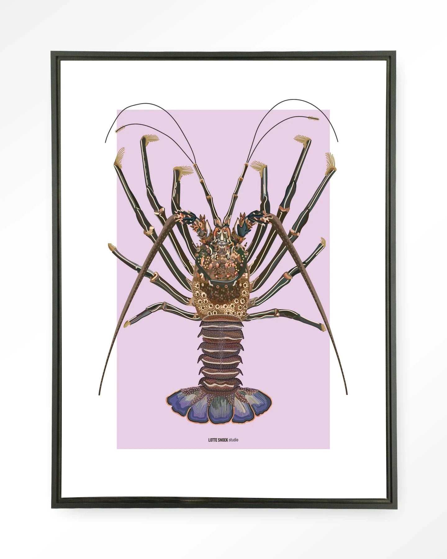 Langosta - Moderne Wanddecoratie | Artprint, Glass Art & Wandkleed by Urban Cotton