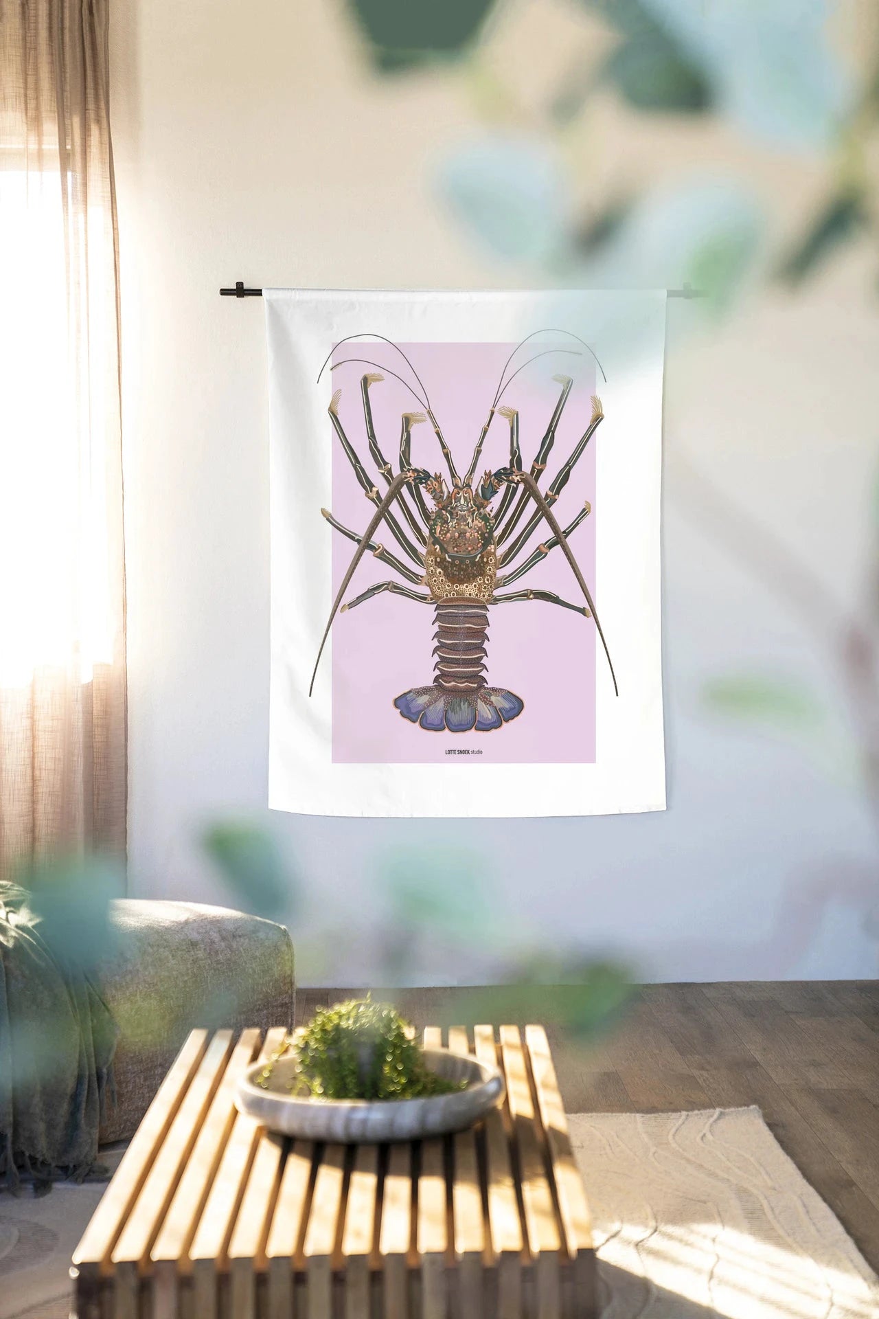 Langosta - Moderne Wanddecoratie | Artprint, Glass Art & Wandkleed by Urban Cotton