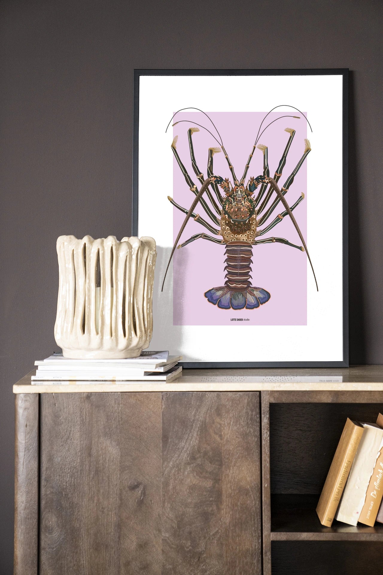 Langosta - Moderne Wanddecoratie | Artprint, Glass Art & Wandkleed by Urban Cotton