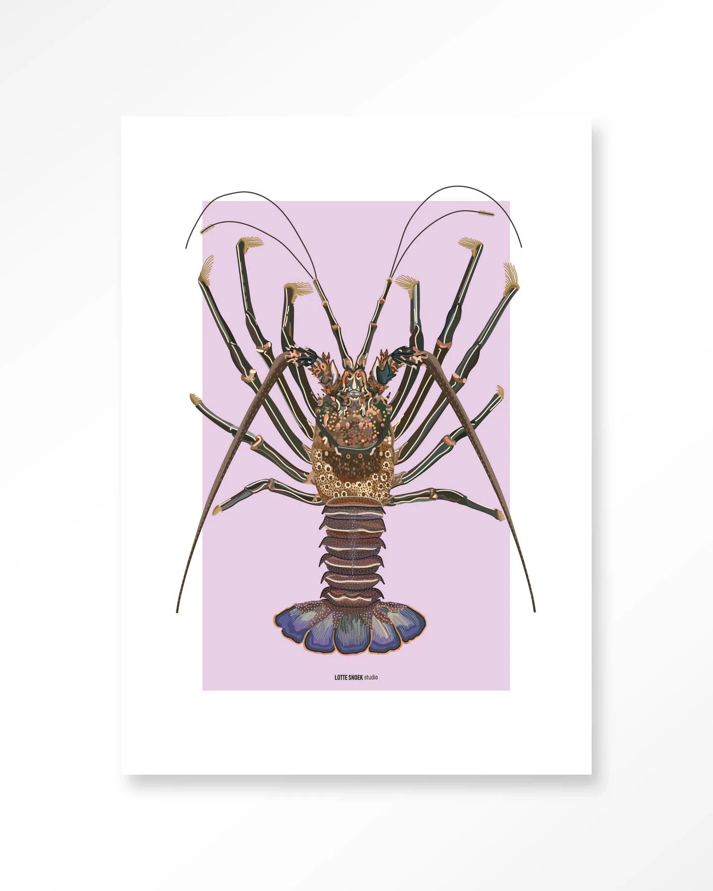 Langosta - Moderne Wanddecoratie | Artprint, Glass Art & Wandkleed by Urban Cotton