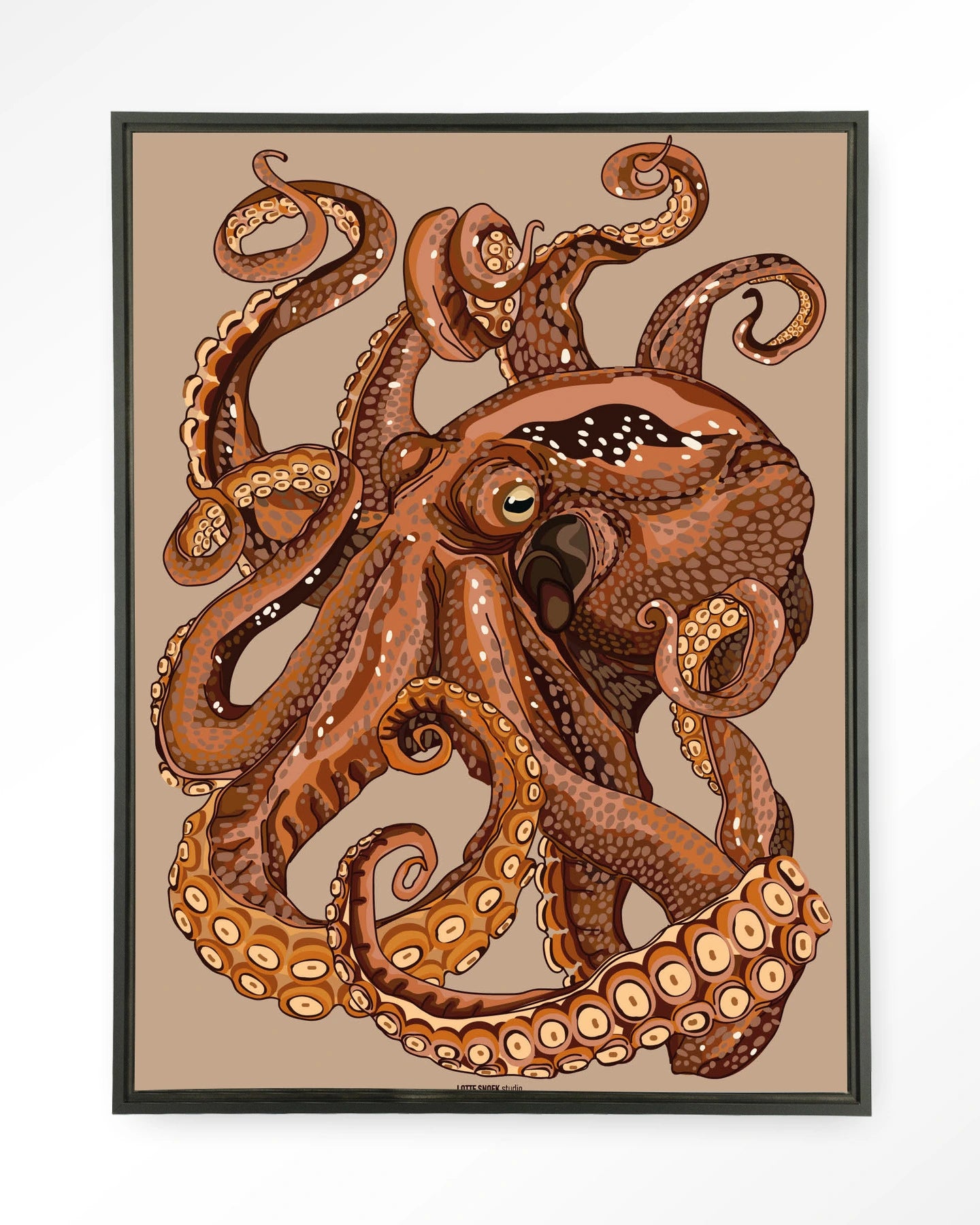 Pulpo - Moderne Wanddecoratie | Artprint, Glass Art & Wandkleed by Urban Cotton