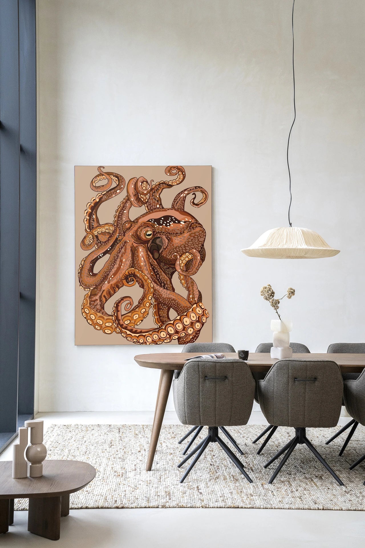 Pulpo - Moderne Wanddecoratie | Artprint, Glass Art & Wandkleed by Urban Cotton