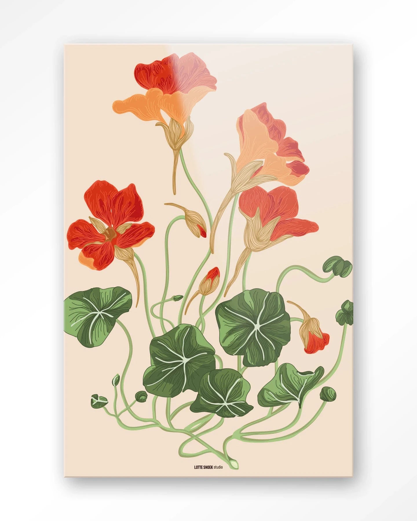 La Cherry - Moderne Wanddecoratie | Artprint, Glass Art & Wandkleed by Urban Cotton