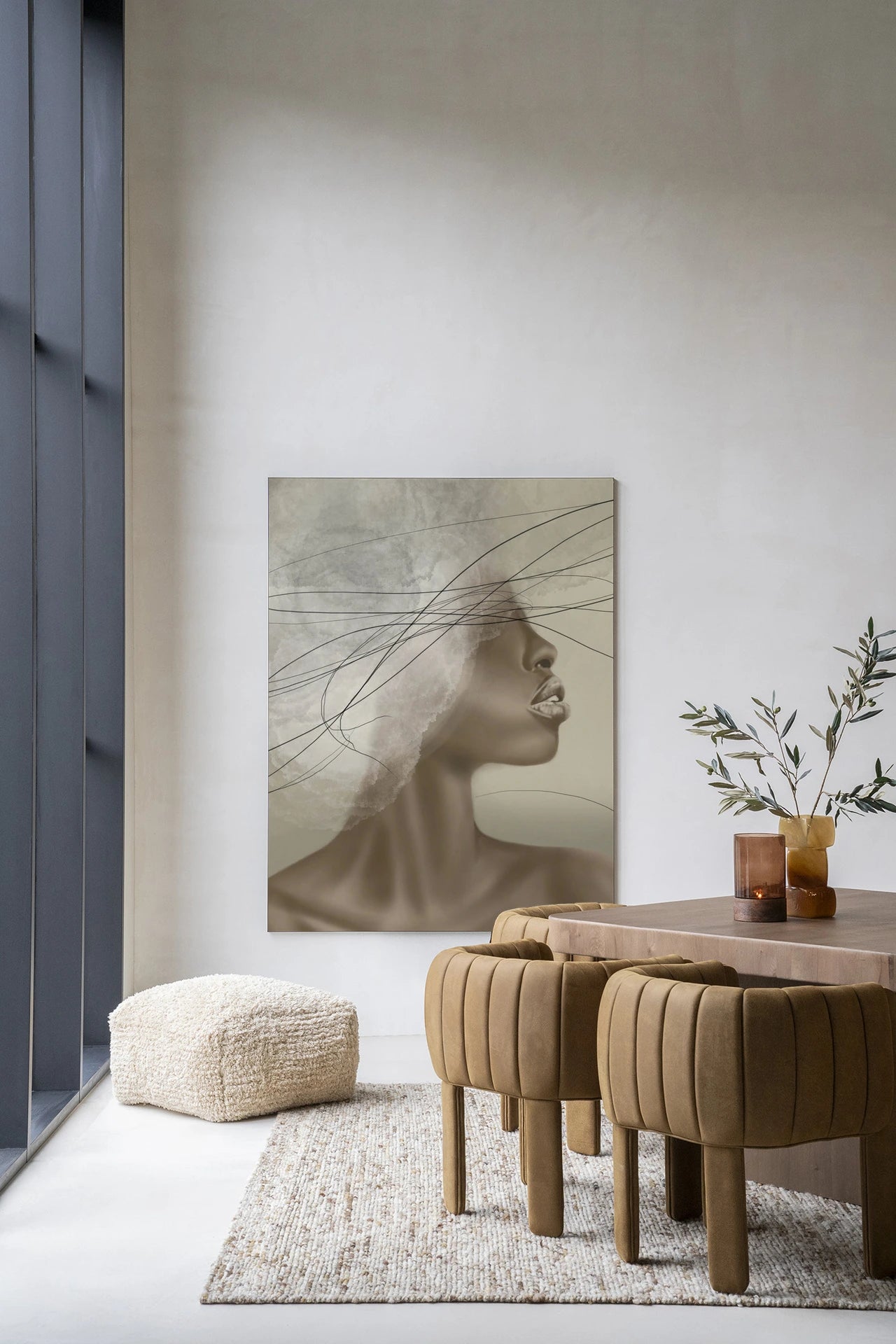 Cloudy thoughts - Moderne Wanddecoratie | Artprint, Glass Art & Wandkleed by Urban Cotton