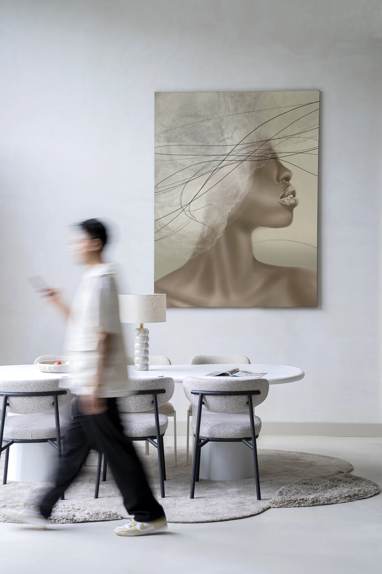 Cloudy thoughts - Moderne Wanddecoratie | Artprint, Glass Art & Wandkleed by Urban Cotton