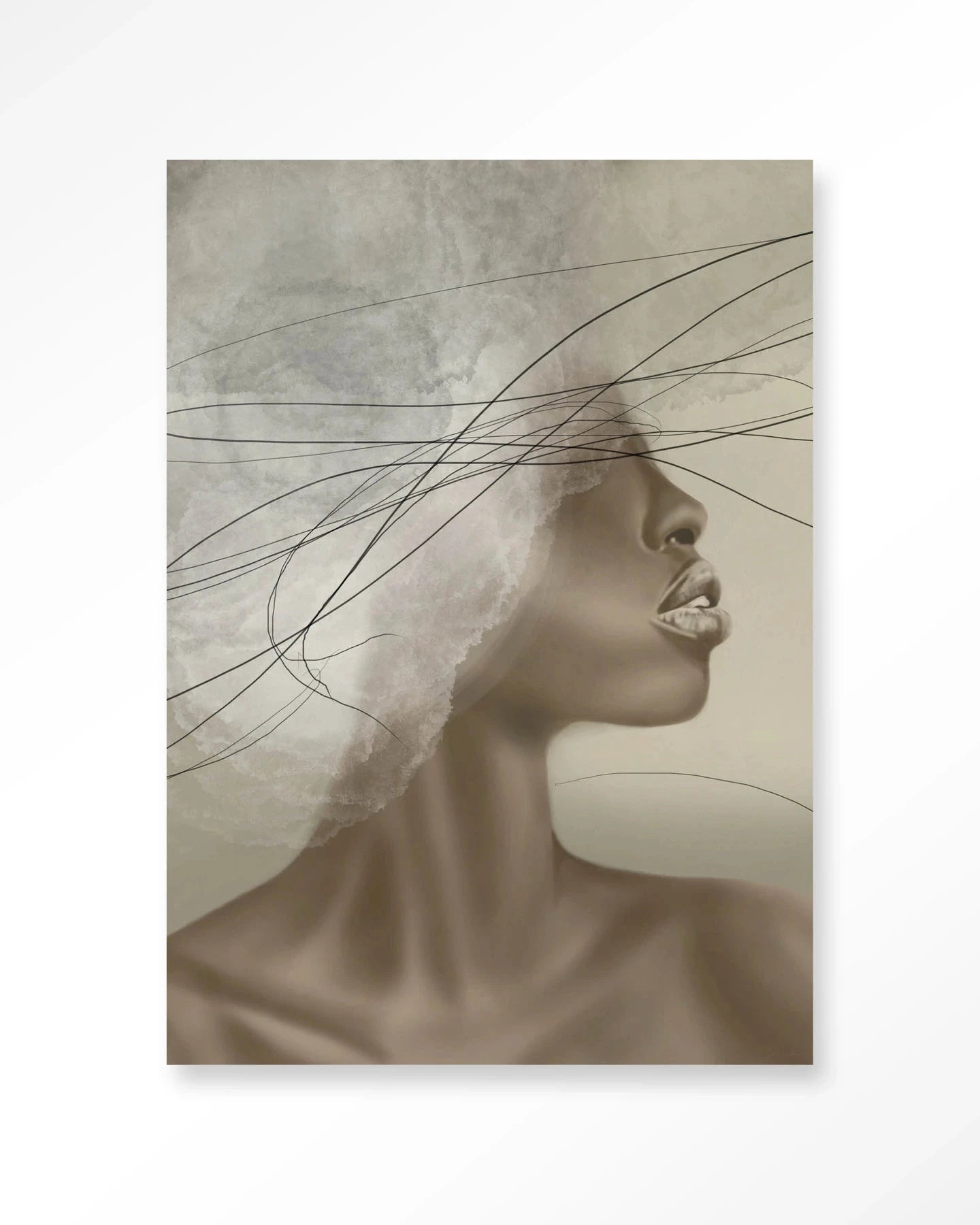 Cloudy thoughts - Moderne Wanddecoratie | Artprint, Glass Art & Wandkleed by Urban Cotton
