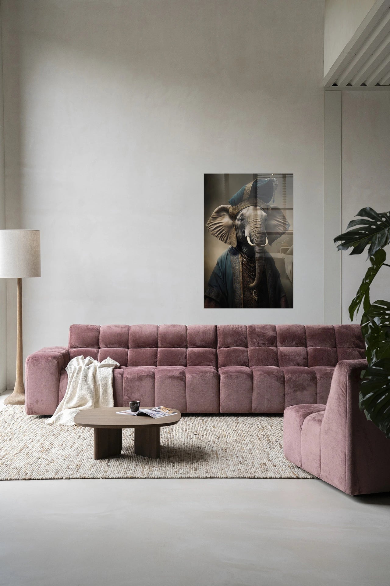 Elephant - Moderne Wanddecoratie | Artprint, Glass Art & Wandkleed by Urban Cotton