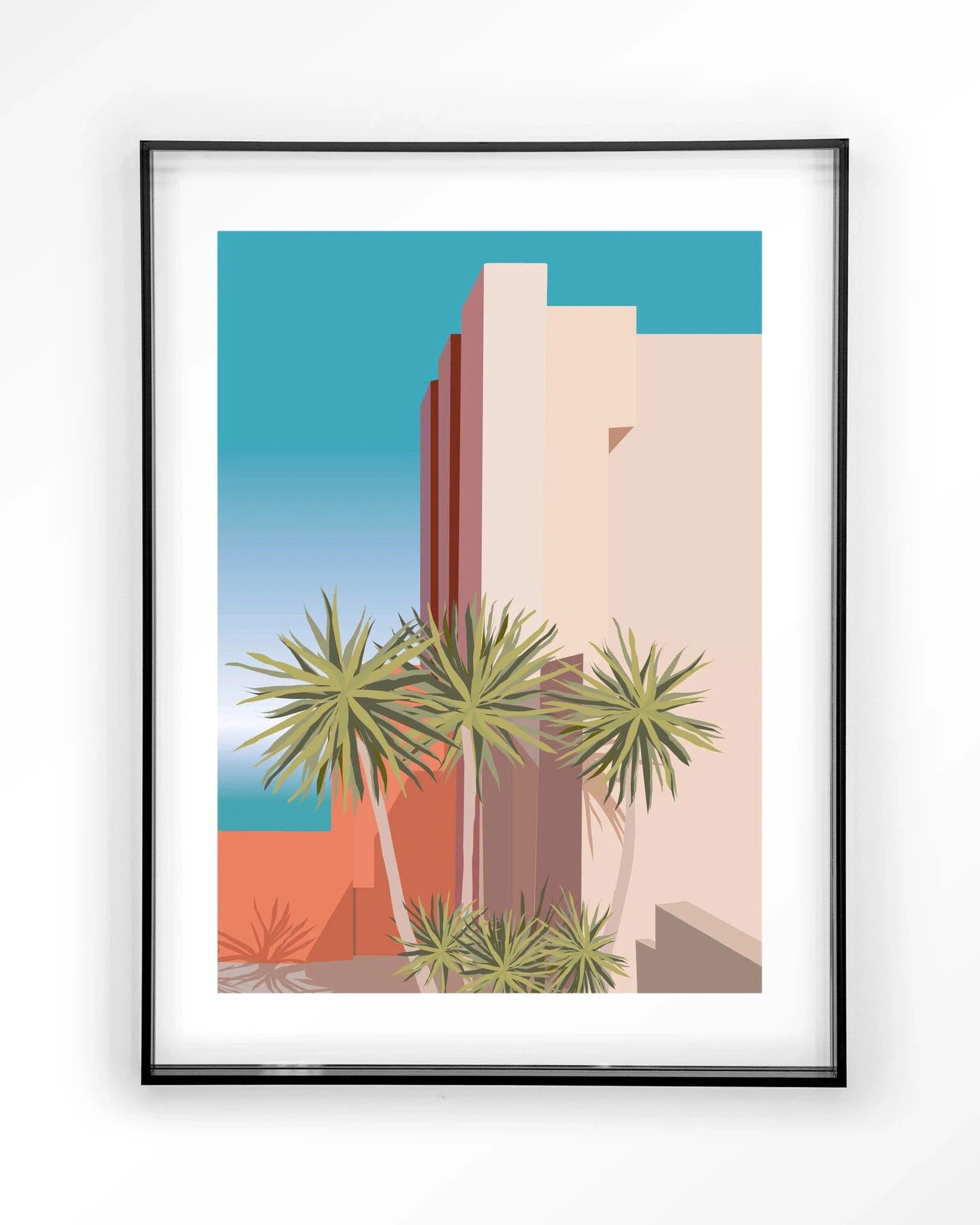 Tropical Place - Moderne Wanddecoratie | Artprint, Glass Art & Wandkleed by Urban Cotton