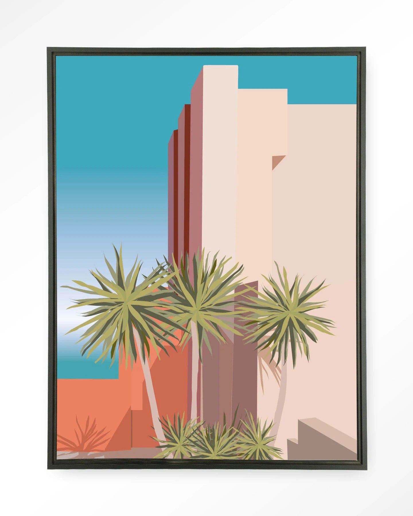 Tropical Place - Moderne Wanddecoratie | Artprint, Glass Art & Wandkleed by Urban Cotton
