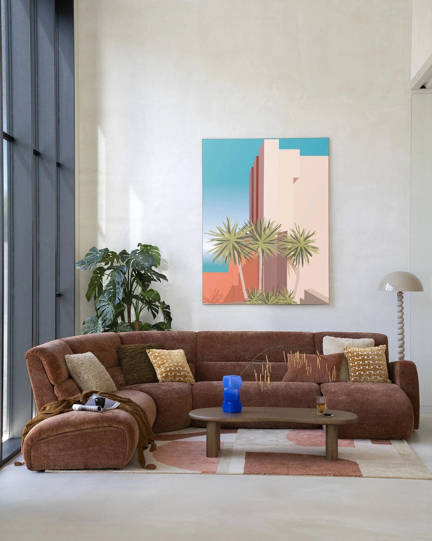 Tropical Place - Moderne Wanddecoratie | Artprint, Glass Art & Wandkleed by Urban Cotton