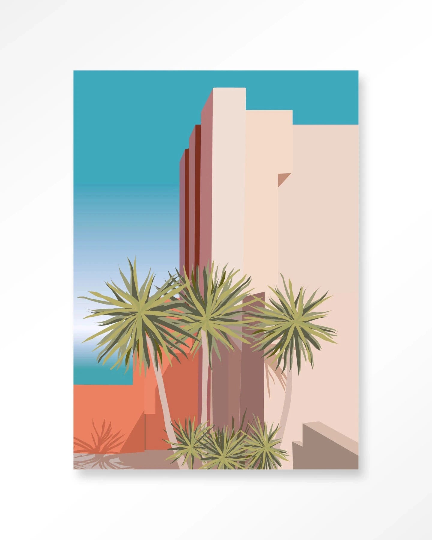 Tropical Place - Moderne Wanddecoratie | Artprint, Glass Art & Wandkleed by Urban Cotton