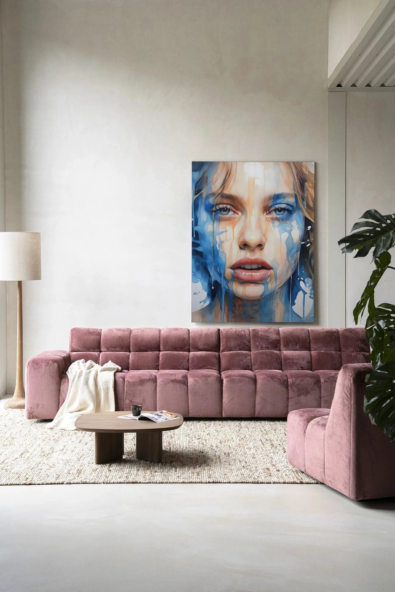 Aqua - Moderne Wanddecoratie | Artprint, Glass Art & Wandkleed by Urban Cotton