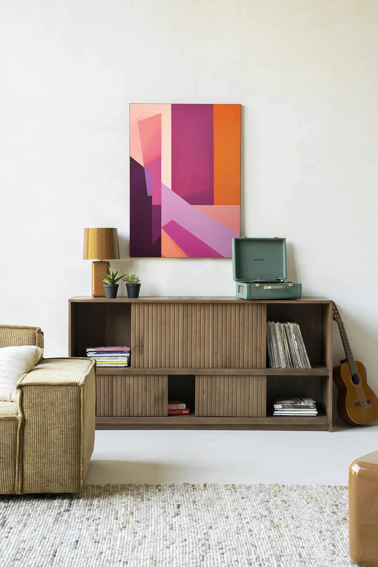 Folded Lines - Moderne Wanddecoratie | Artprint, Glass Art & Wandkleed by Urban Cotton