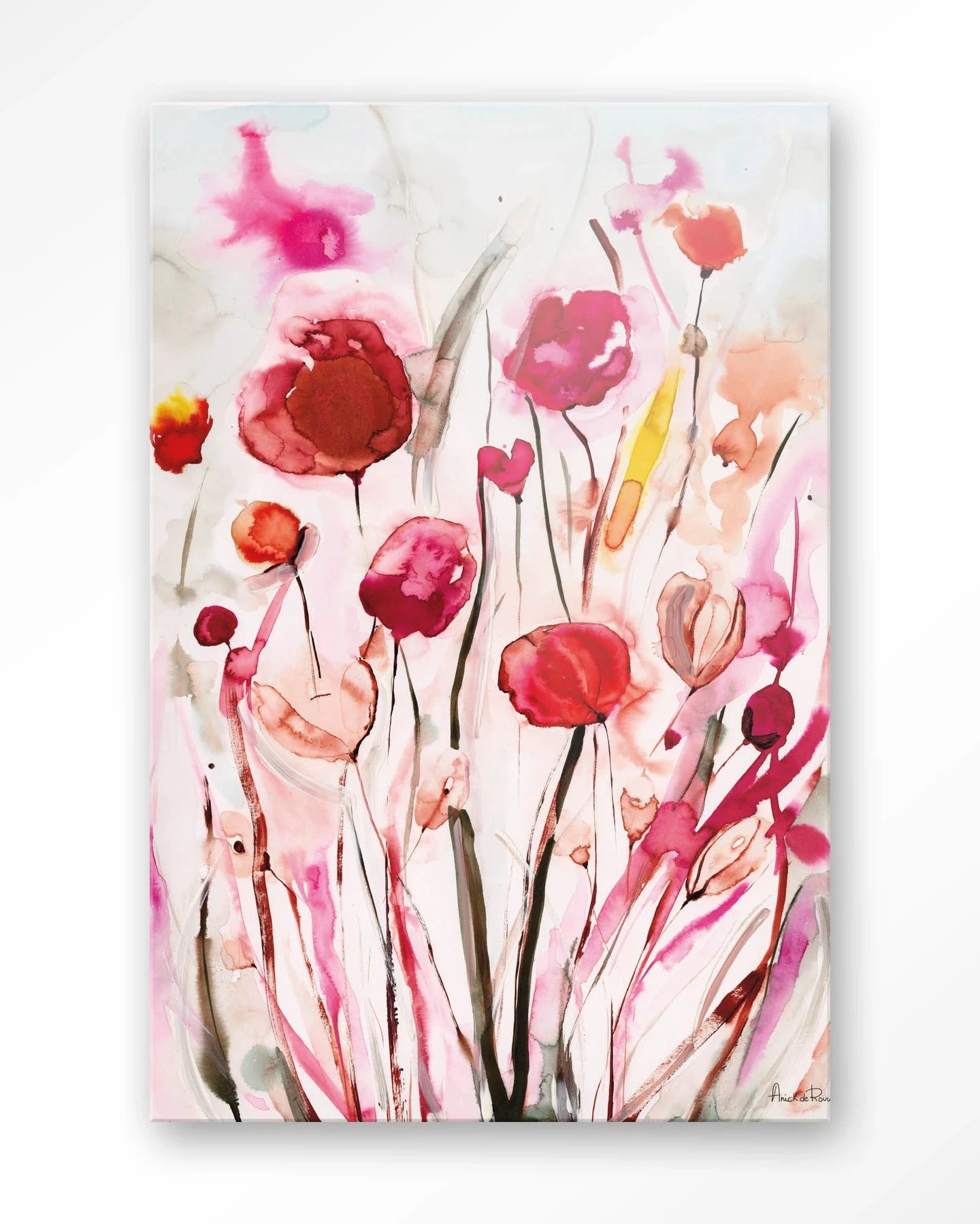 Spring Flowers - Moderne Wanddecoratie | Artprint, Glass Art & Wandkleed by Urban Cotton