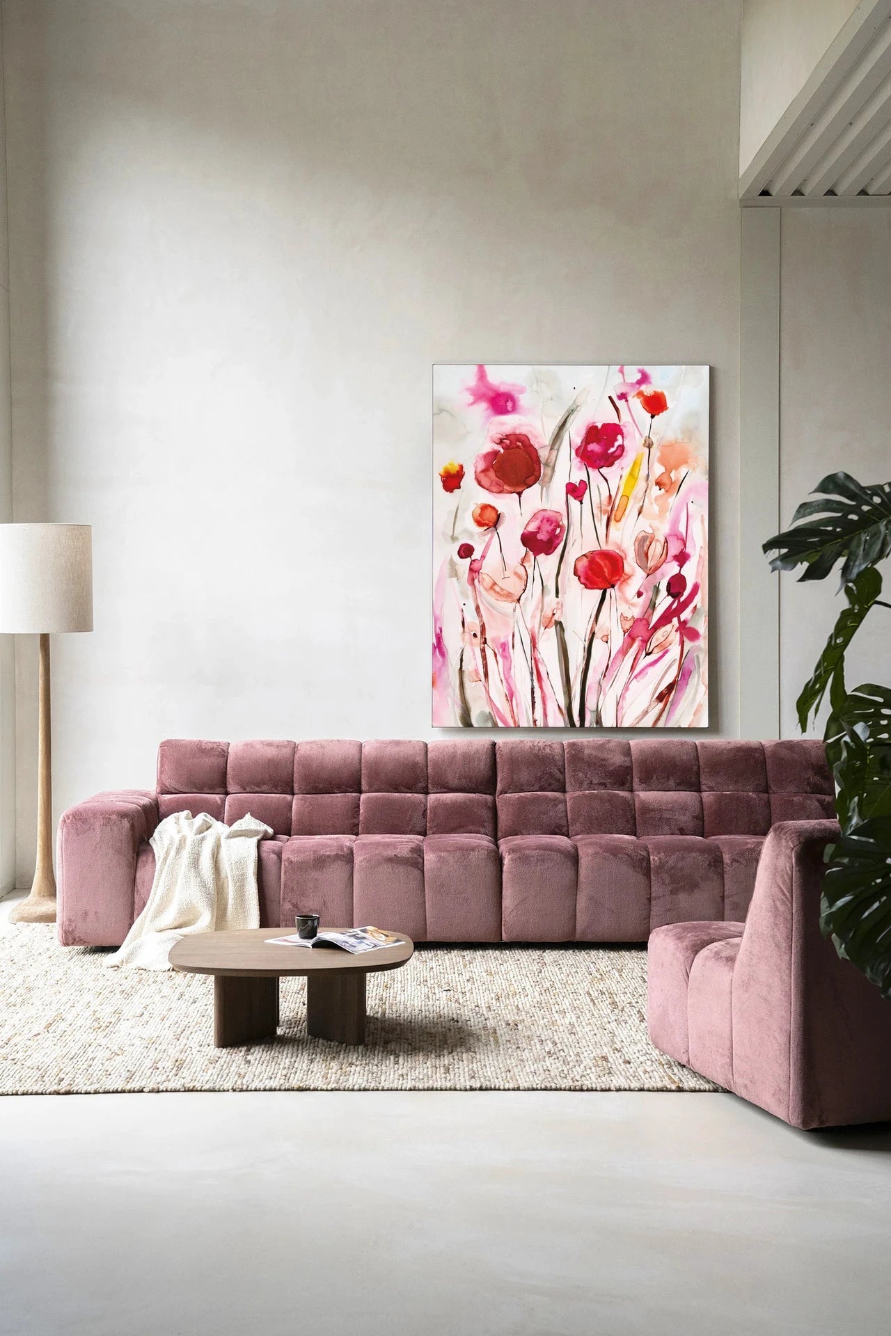 Spring Flowers - Moderne Wanddecoratie | Artprint, Glass Art & Wandkleed by Urban Cotton