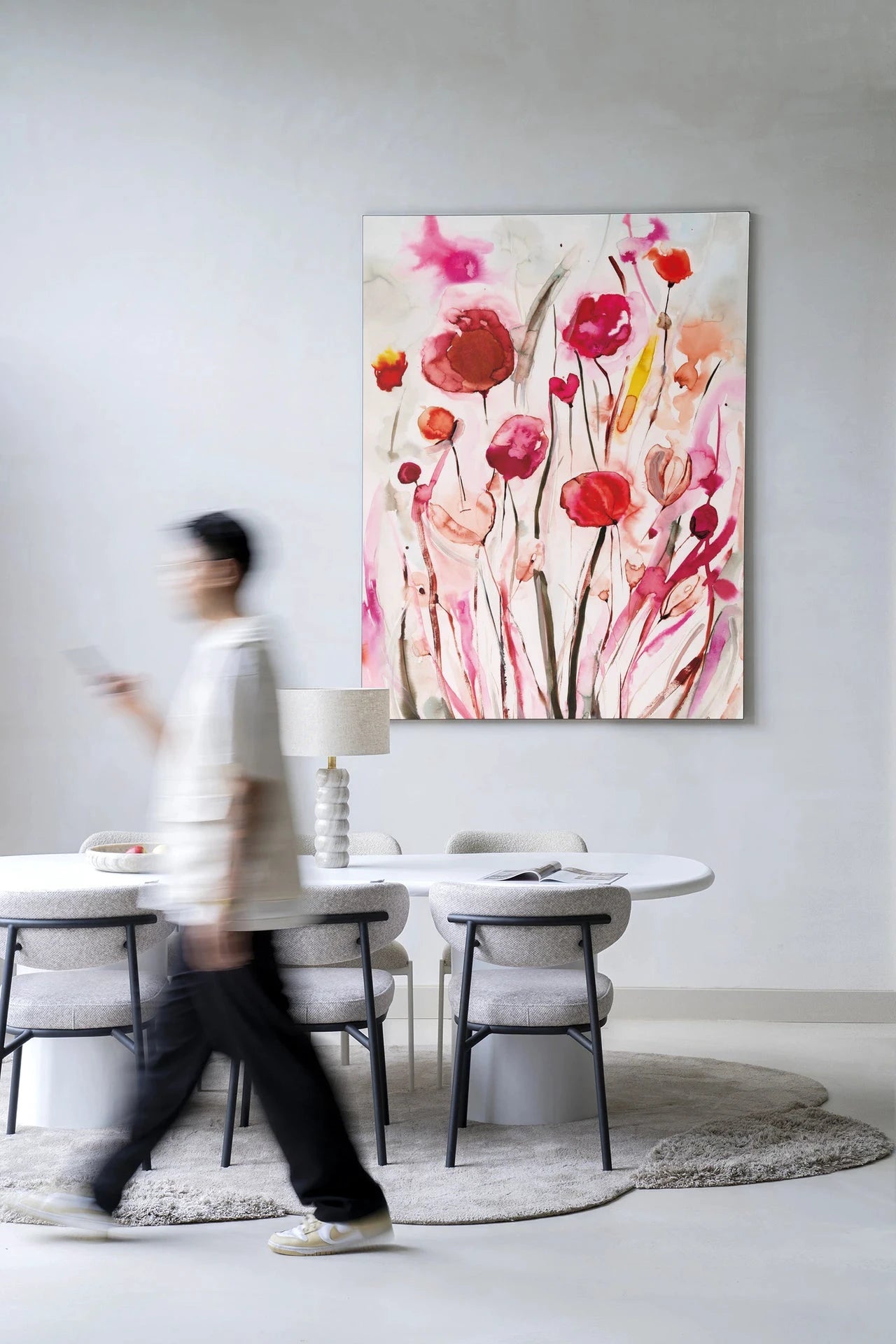 Spring Flowers - Moderne Wanddecoratie | Artprint, Glass Art & Wandkleed by Urban Cotton