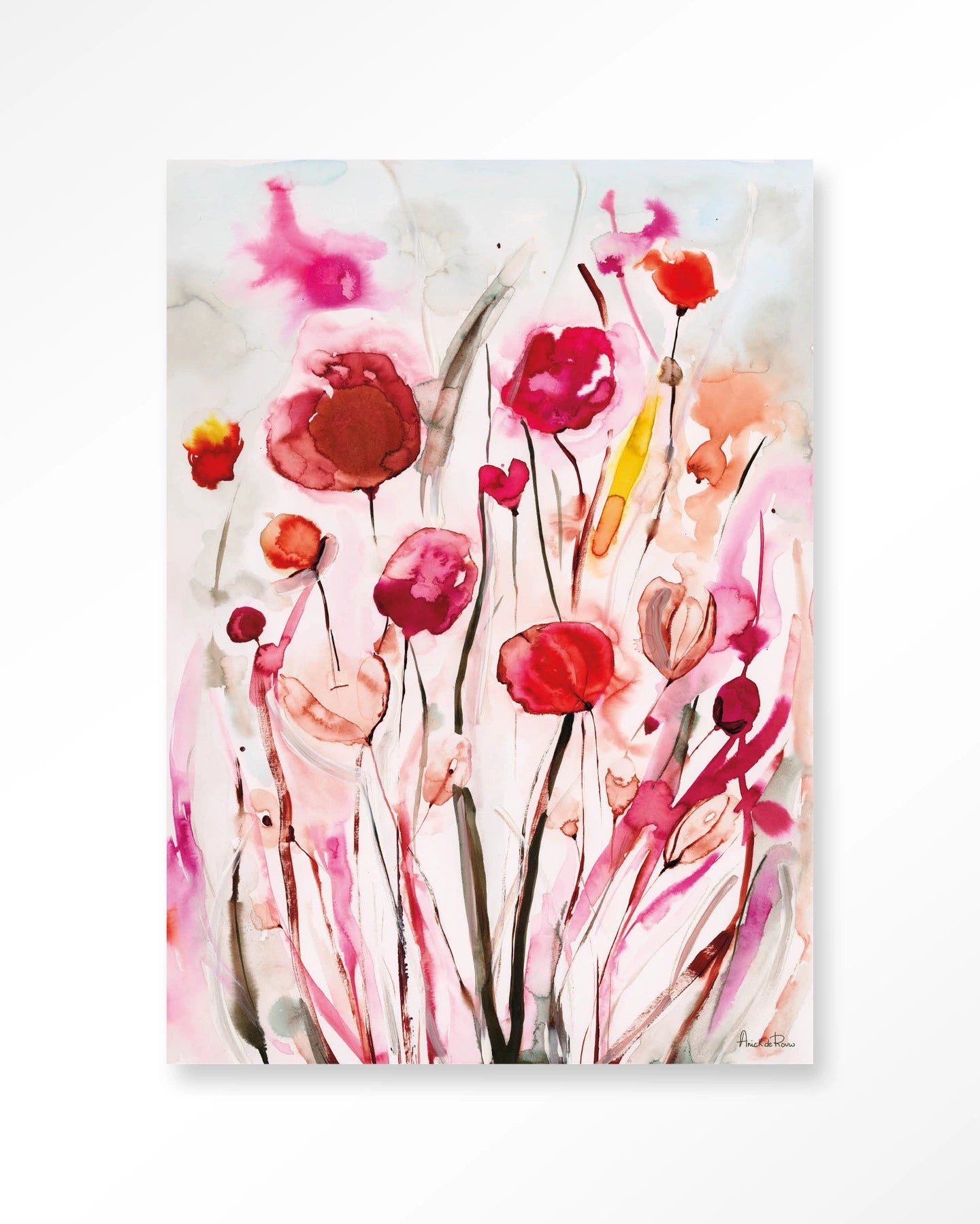 Spring Flowers - Moderne Wanddecoratie | Artprint, Glass Art & Wandkleed by Urban Cotton
