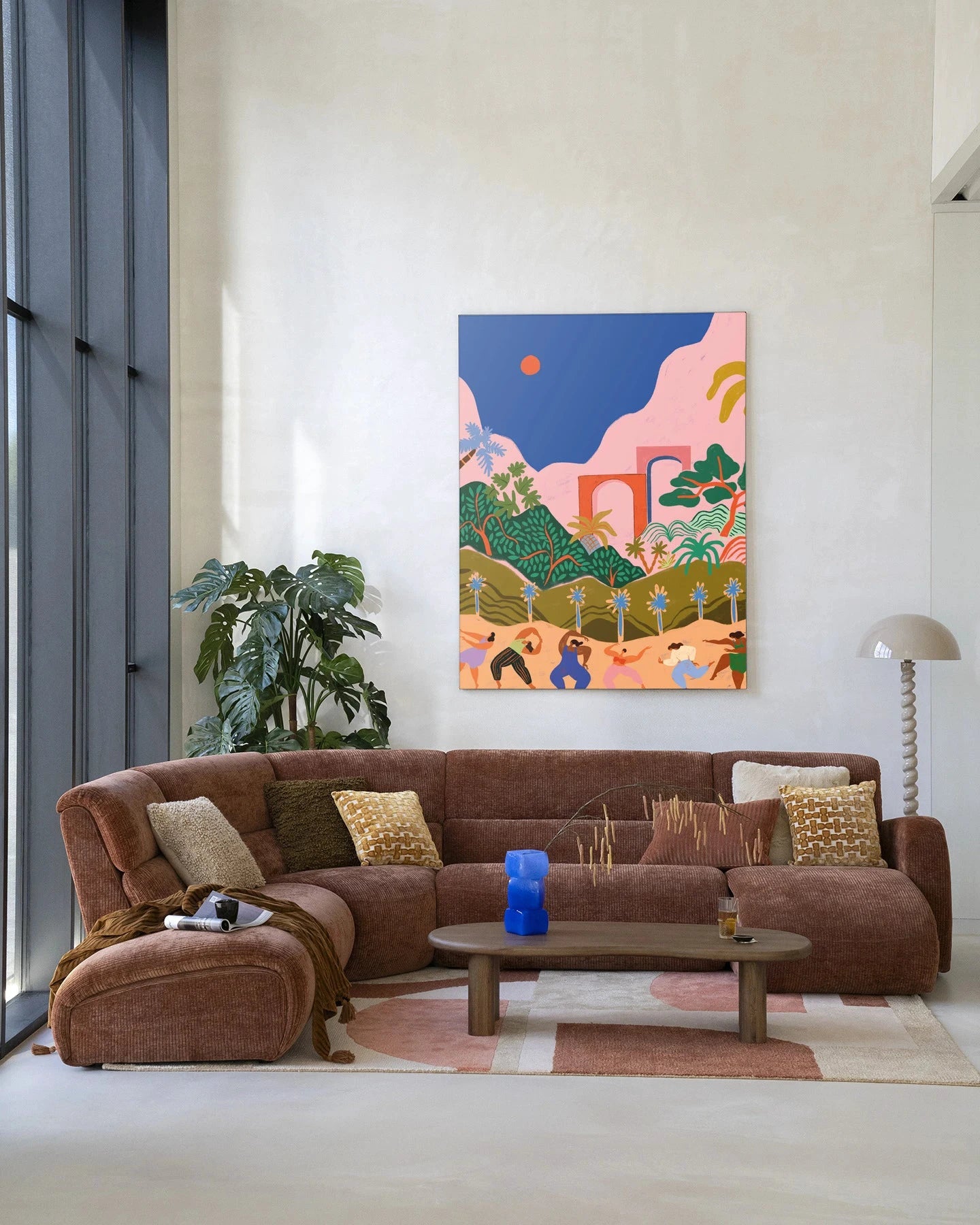 Dancing In Paradise - Moderne Wanddecoratie | Artprint, Glass Art & Wandkleed by Urban Cotton