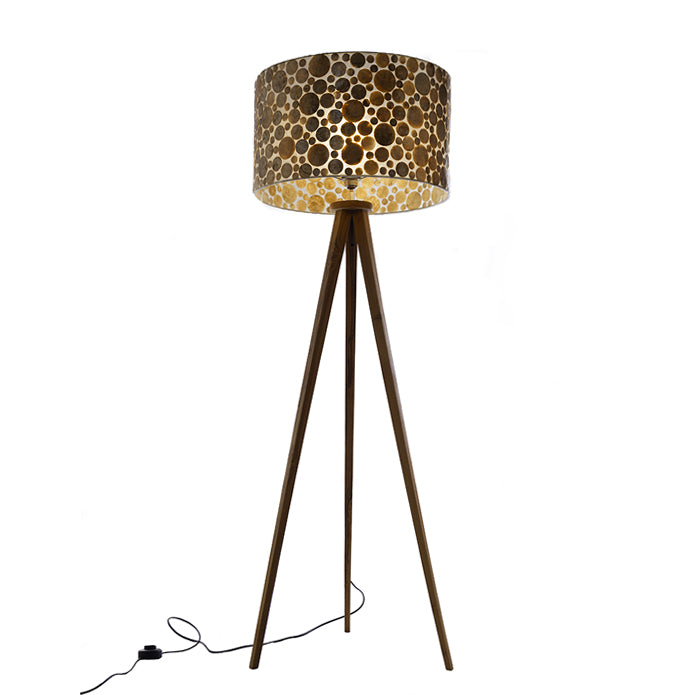 Biak Lampvoet Teakhout 130cm - in 2 kleuren