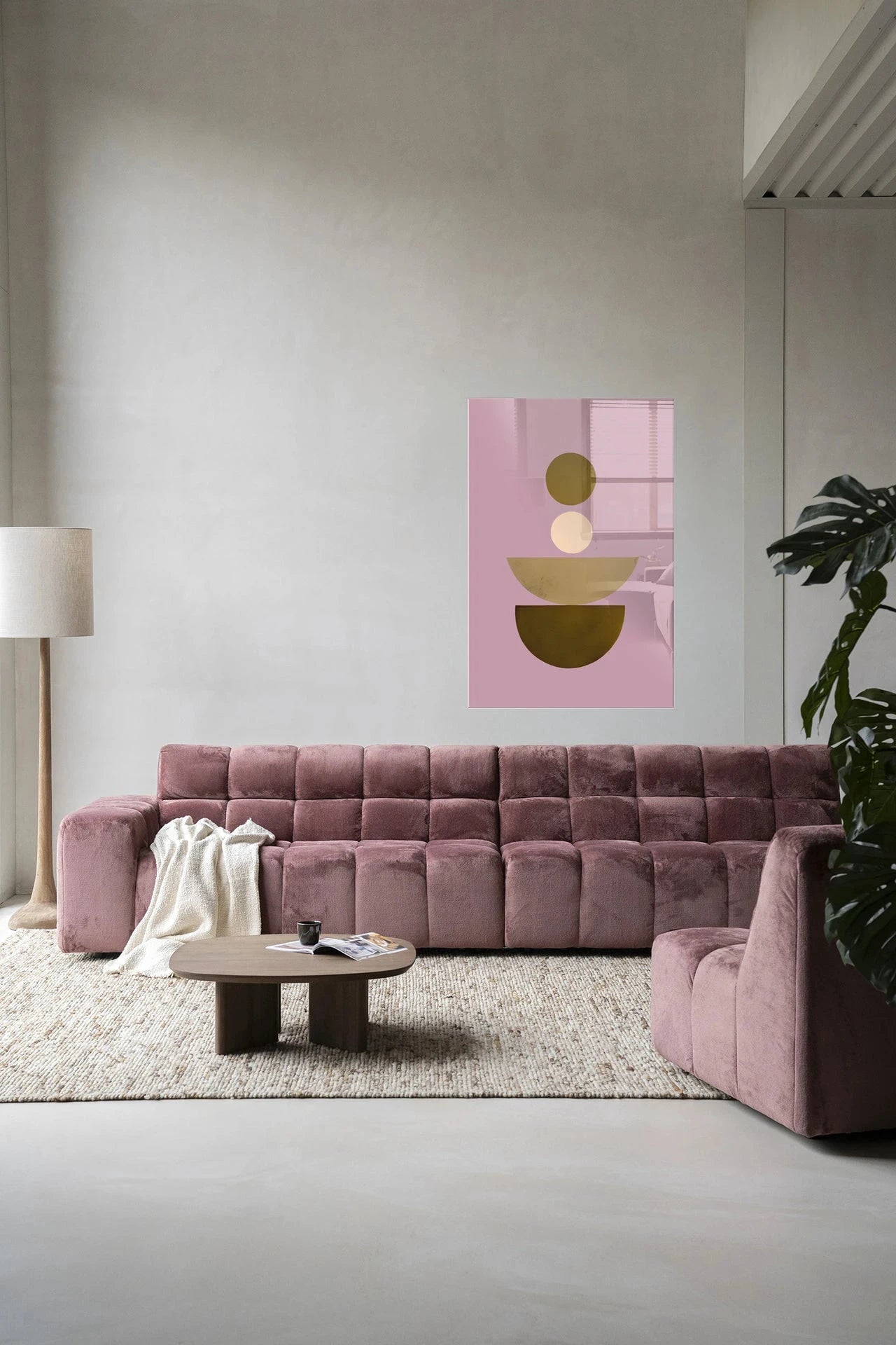 Forma 1 Lilac - Moderne Wanddecoratie | Artprint, Glass Art & Wandkleed by Urban Cotton