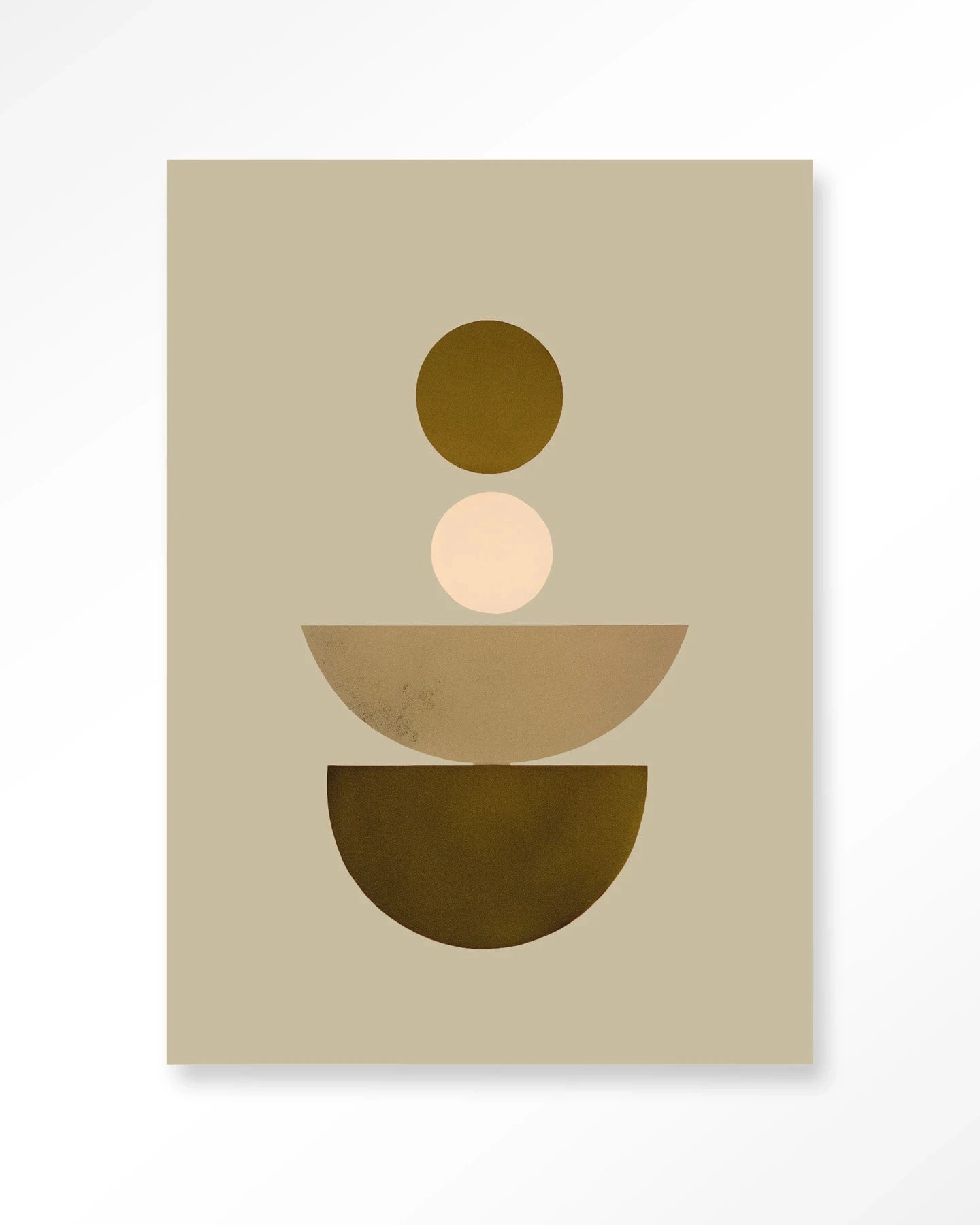 Forma 1 Beige - Moderne Wanddecoratie | Artprint, Glass Art & Wandkleed by Urban Cotton
