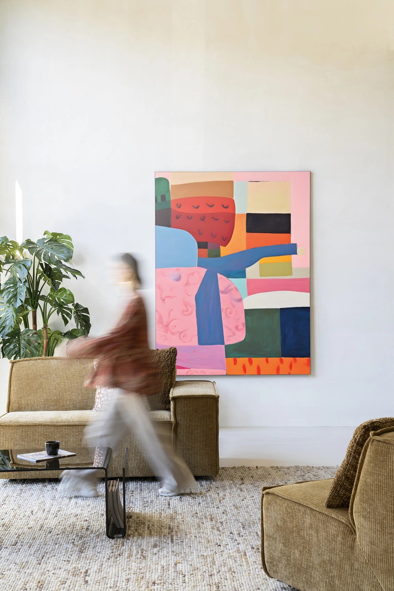 Colour Stacking - Moderne Wanddecoratie | Artprint, Glass Art & Wandkleed by Urban Cotton