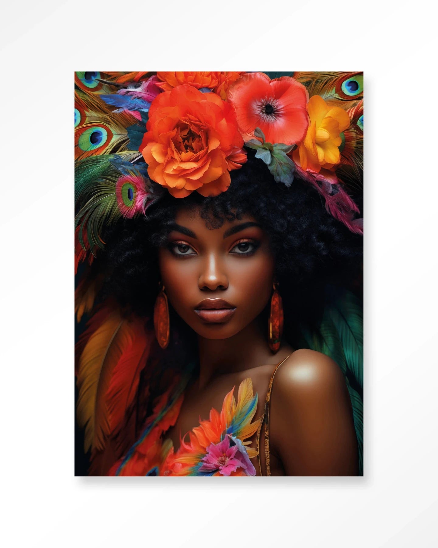 Adesewa - Moderne Wanddecoratie | Artprint, Glass Art & Wandkleed by Urban Cotton