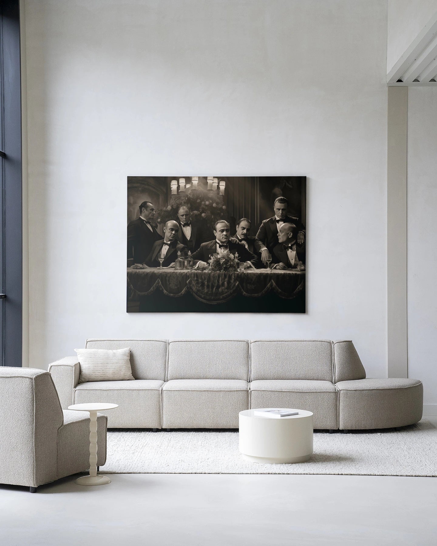 Godfathers Table - Moderne Wanddecoratie | Artprint, Glass Art & Wandkleed by Urban Cotton
