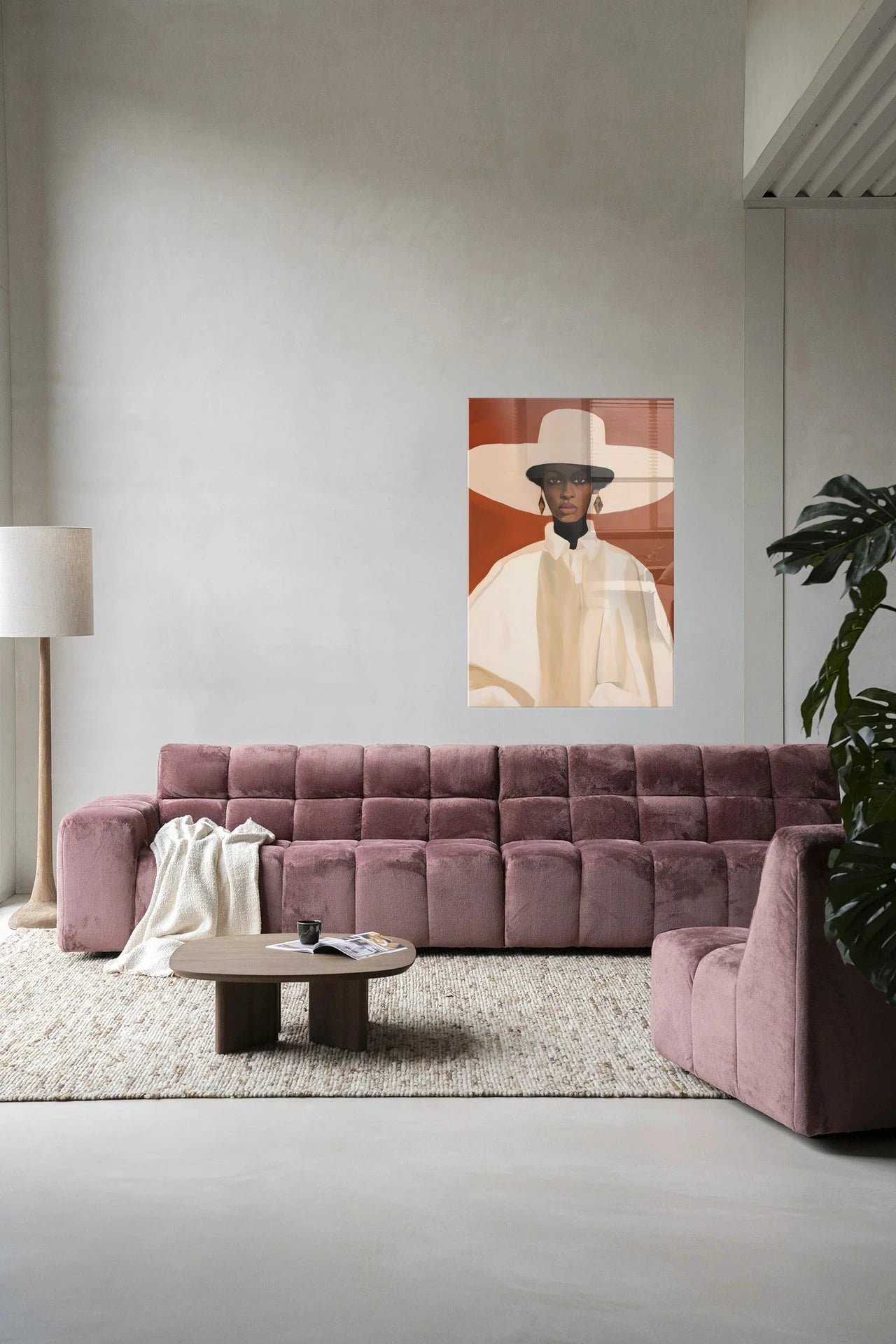 Louise - Moderne Wanddecoratie | Artprint, Glass Art & Wandkleed by Urban Cotton