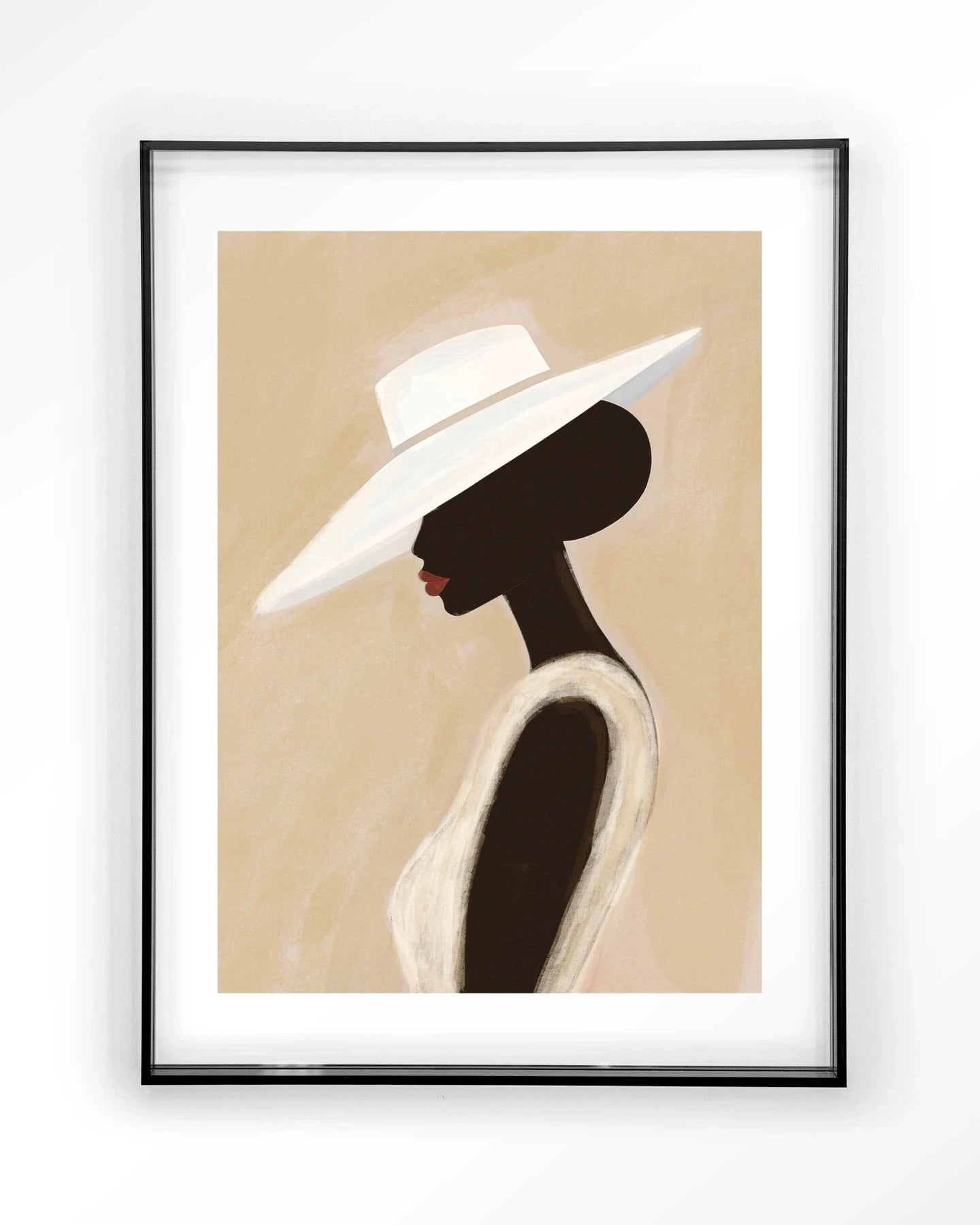 Lady - Moderne Wanddecoratie | Artprint, Glass Art & Wandkleed by Urban Cotton