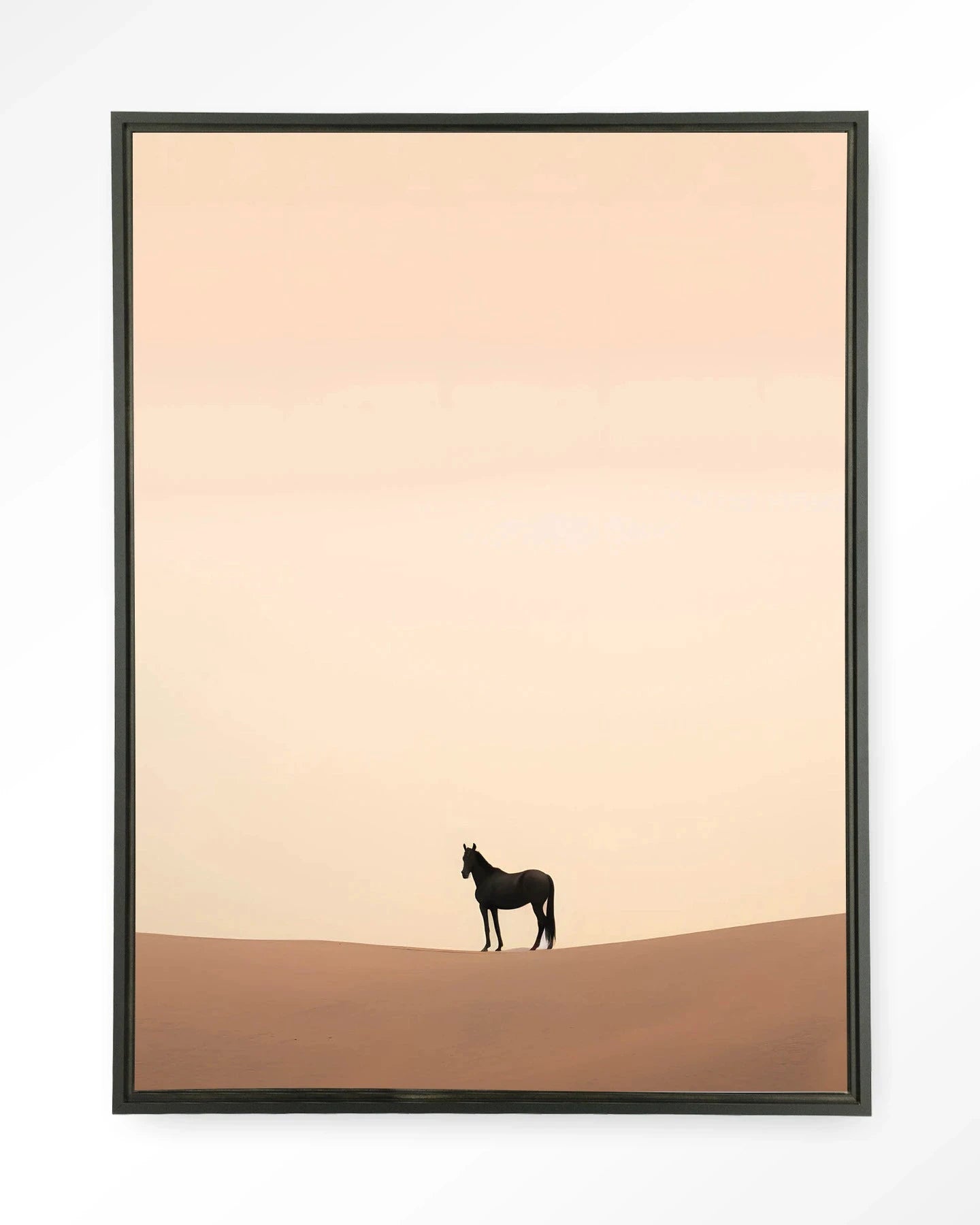 Desert Horse - Moderne Wanddecoratie | Artprint, Glass Art & Wandkleed by Urban Cotton