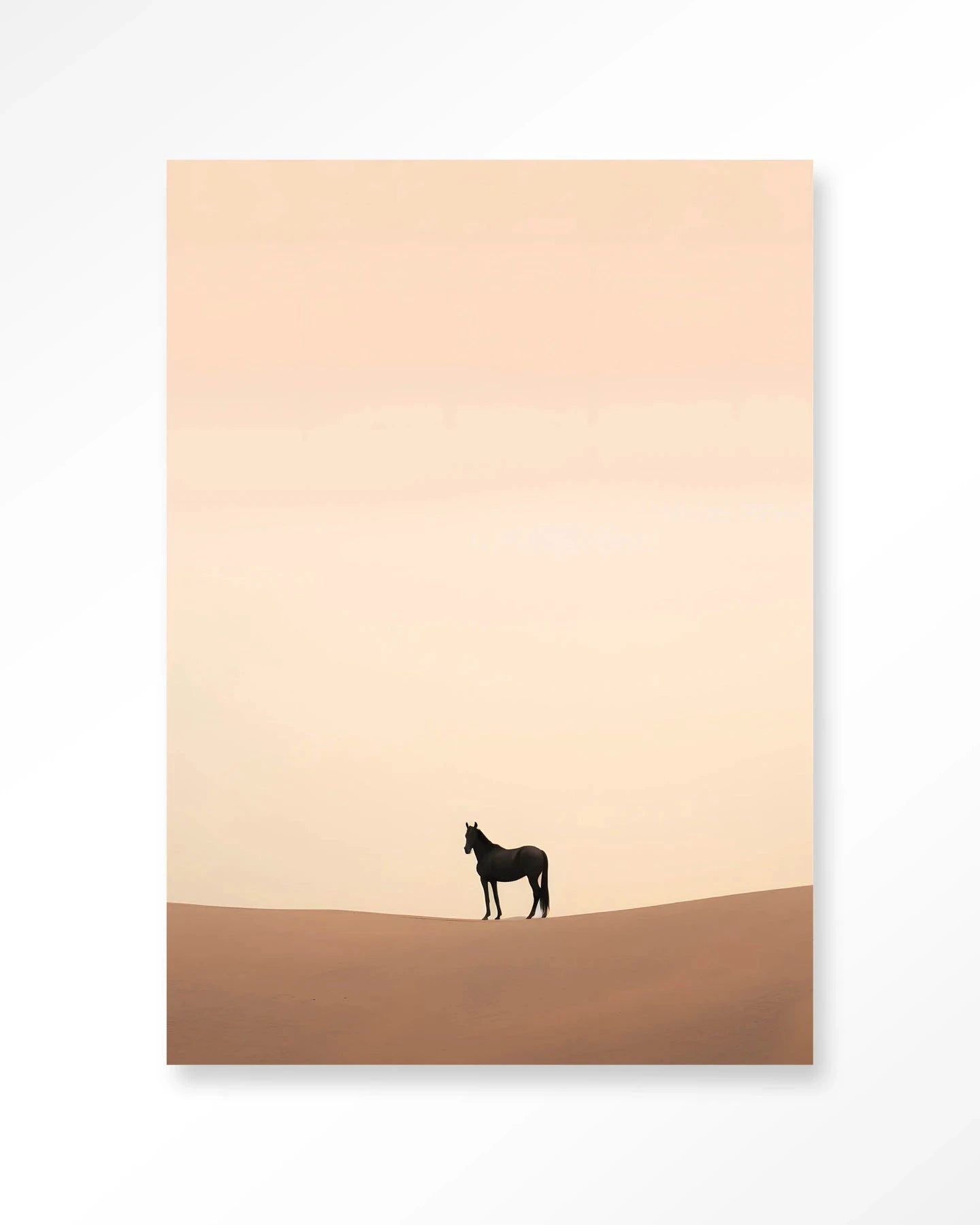Desert Horse - Moderne Wanddecoratie | Artprint, Glass Art & Wandkleed by Urban Cotton
