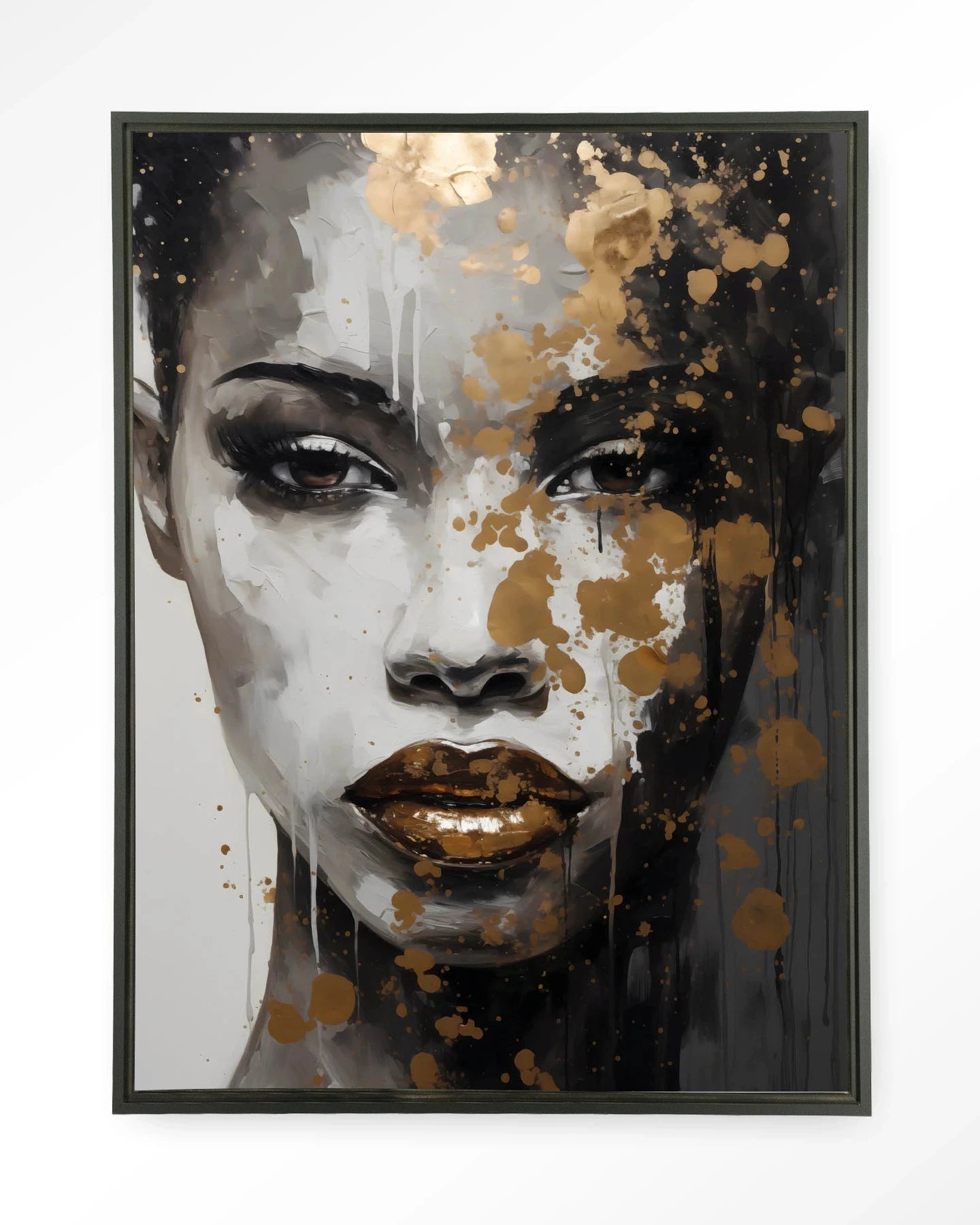 Golden Girl - Moderne Wanddecoratie | Artprint, Glass Art & Wandkleed by Urban Cotton