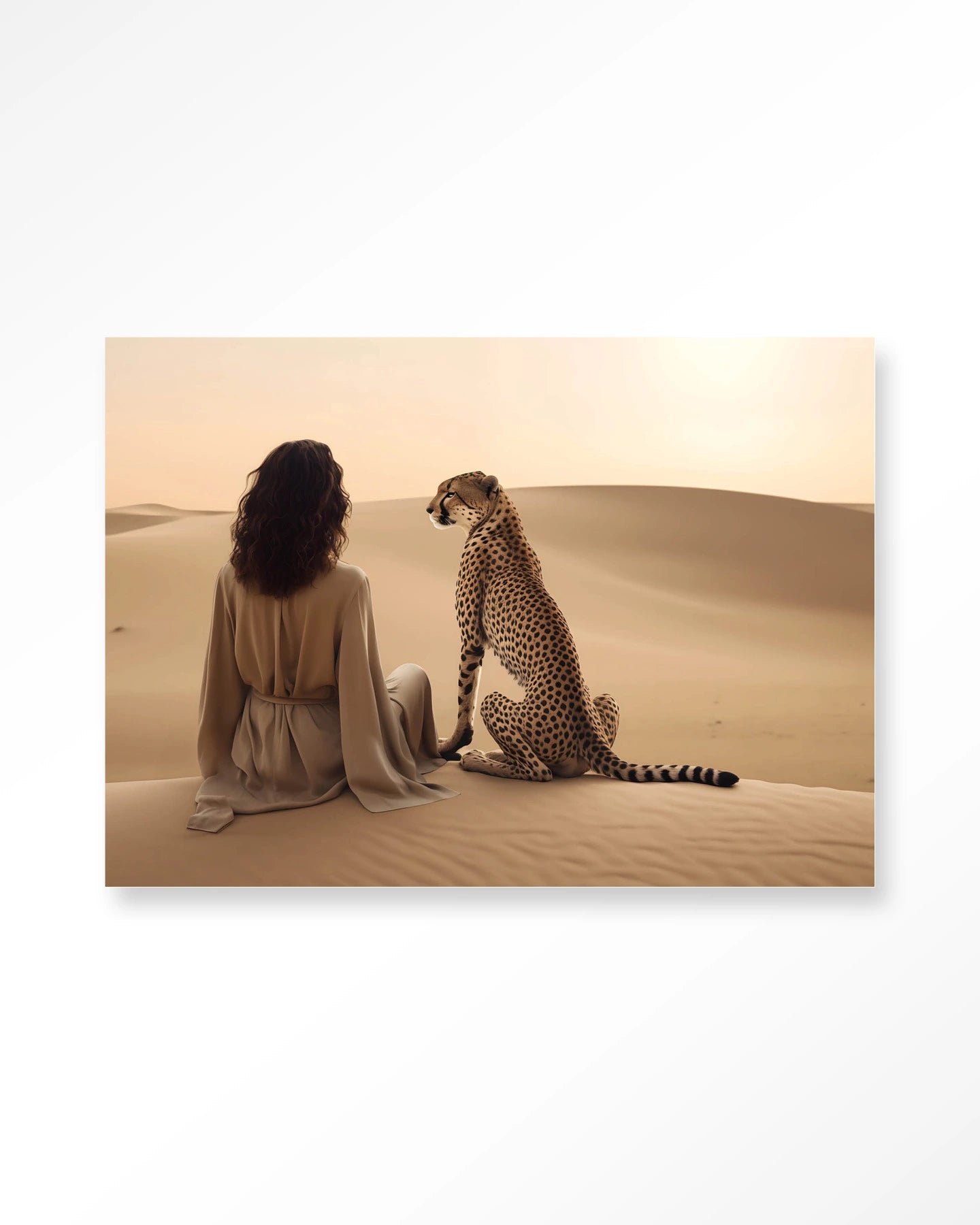 Desert Gazing - Moderne Wanddecoratie | Artprint, Glass Art & Wandkleed by Urban Cotton