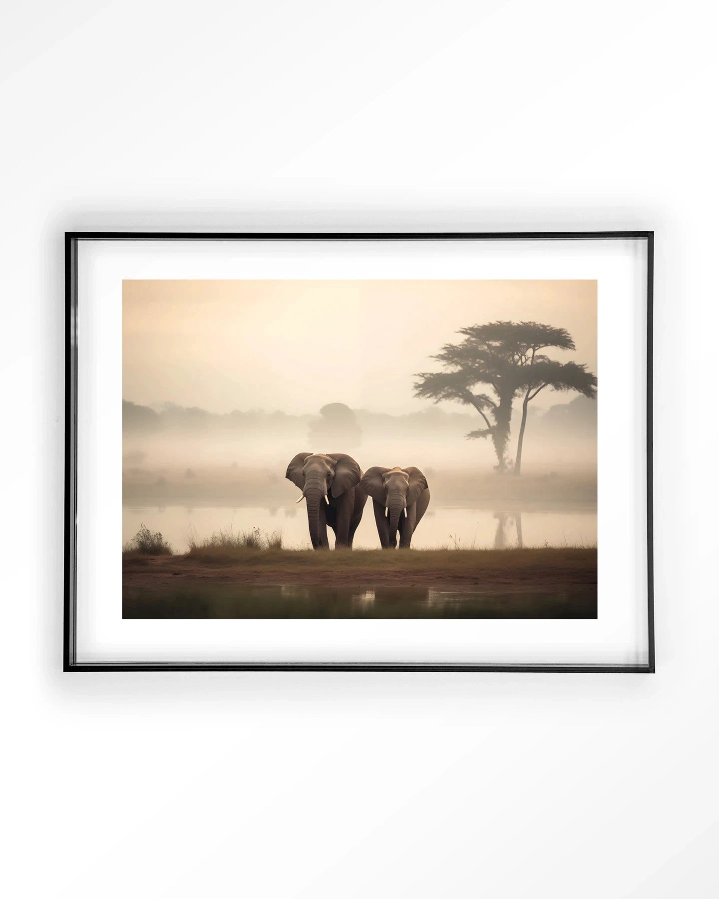 Elephant Mother - Moderne Wanddecoratie | Artprint, Glass Art & Wandkleed by Urban Cotton