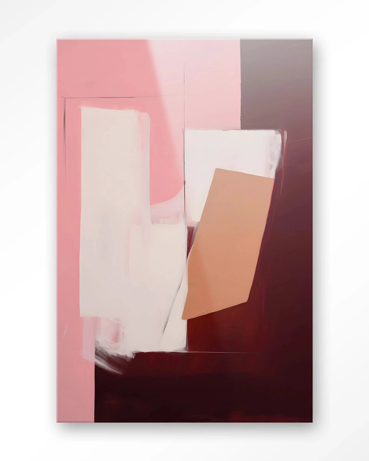 Red Fields - Moderne Wanddecoratie | Artprint, Glass Art & Wandkleed by Urban Cotton