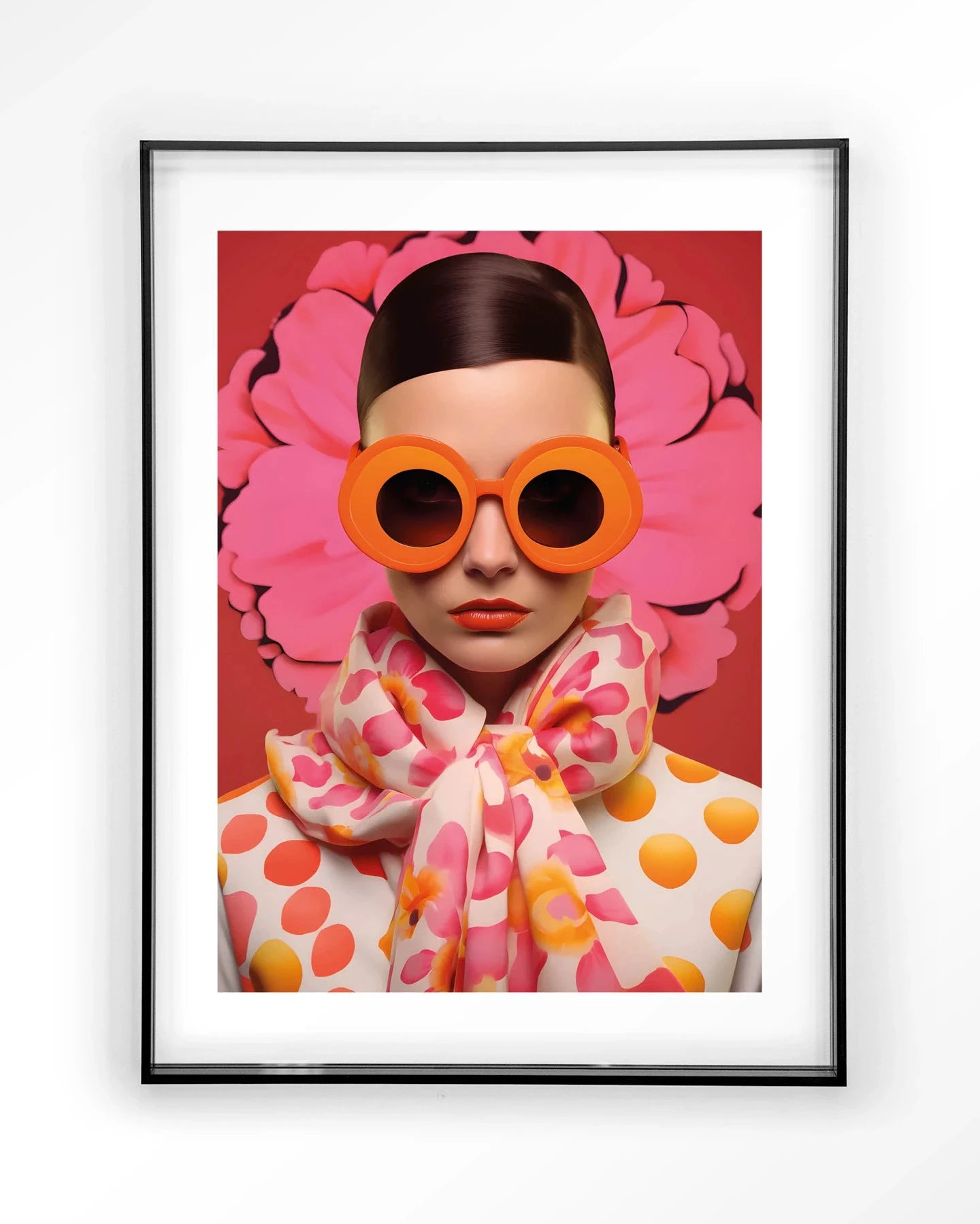 Pink Flower - Moderne Wanddecoratie | Artprint, Glass Art & Wandkleed by Urban Cotton