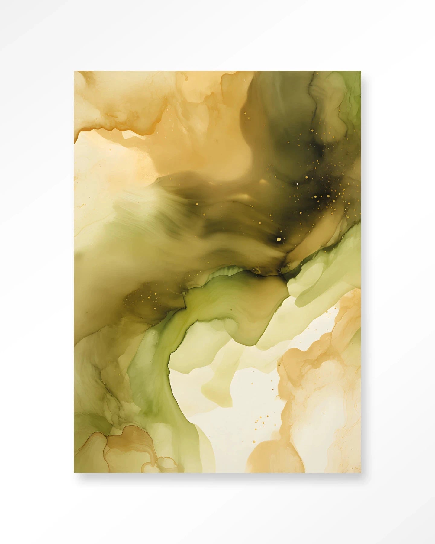 Green Flow - Moderne Wanddecoratie | Artprint, Glass Art & Wandkleed by Urban Cotton
