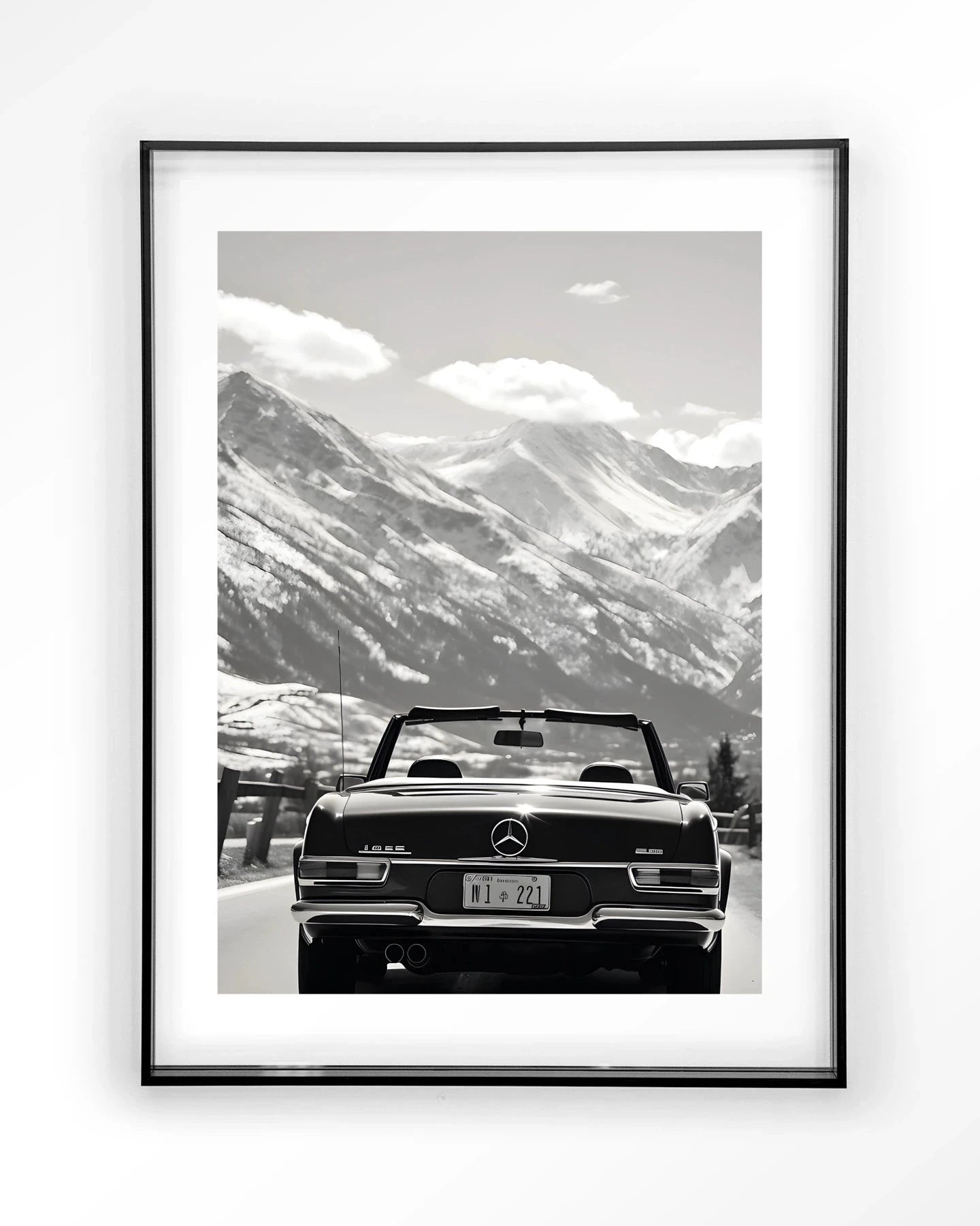 Winter Road - Moderne Wanddecoratie | Artprint, Glass Art & Wandkleed by Urban Cotton