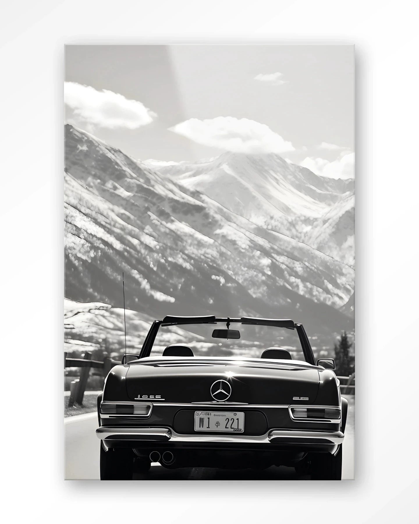 Winter Road - Moderne Wanddecoratie | Artprint, Glass Art & Wandkleed by Urban Cotton