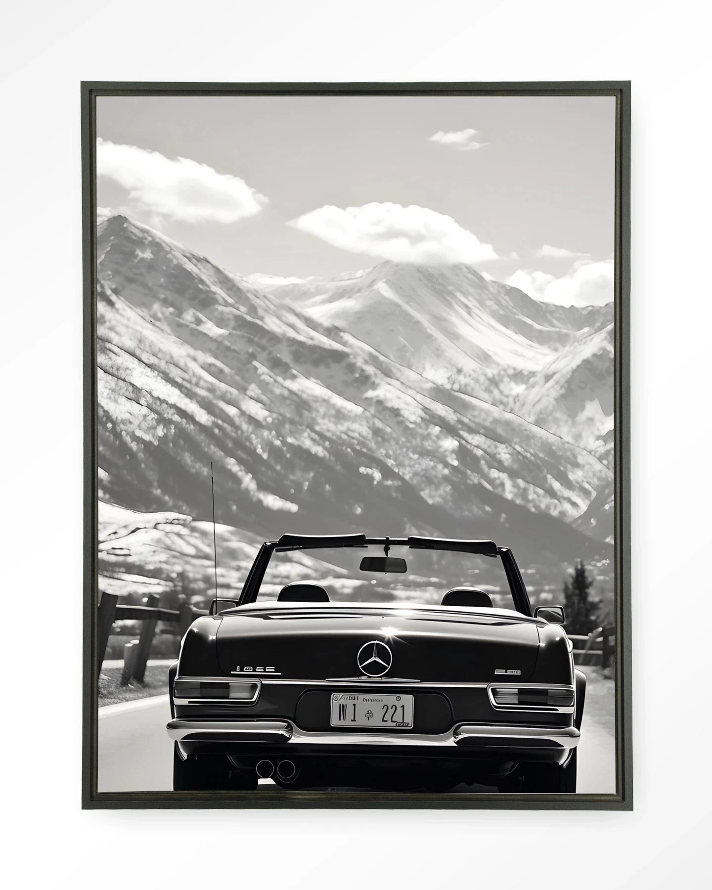 Winter Road - Moderne Wanddecoratie | Artprint, Glass Art & Wandkleed by Urban Cotton