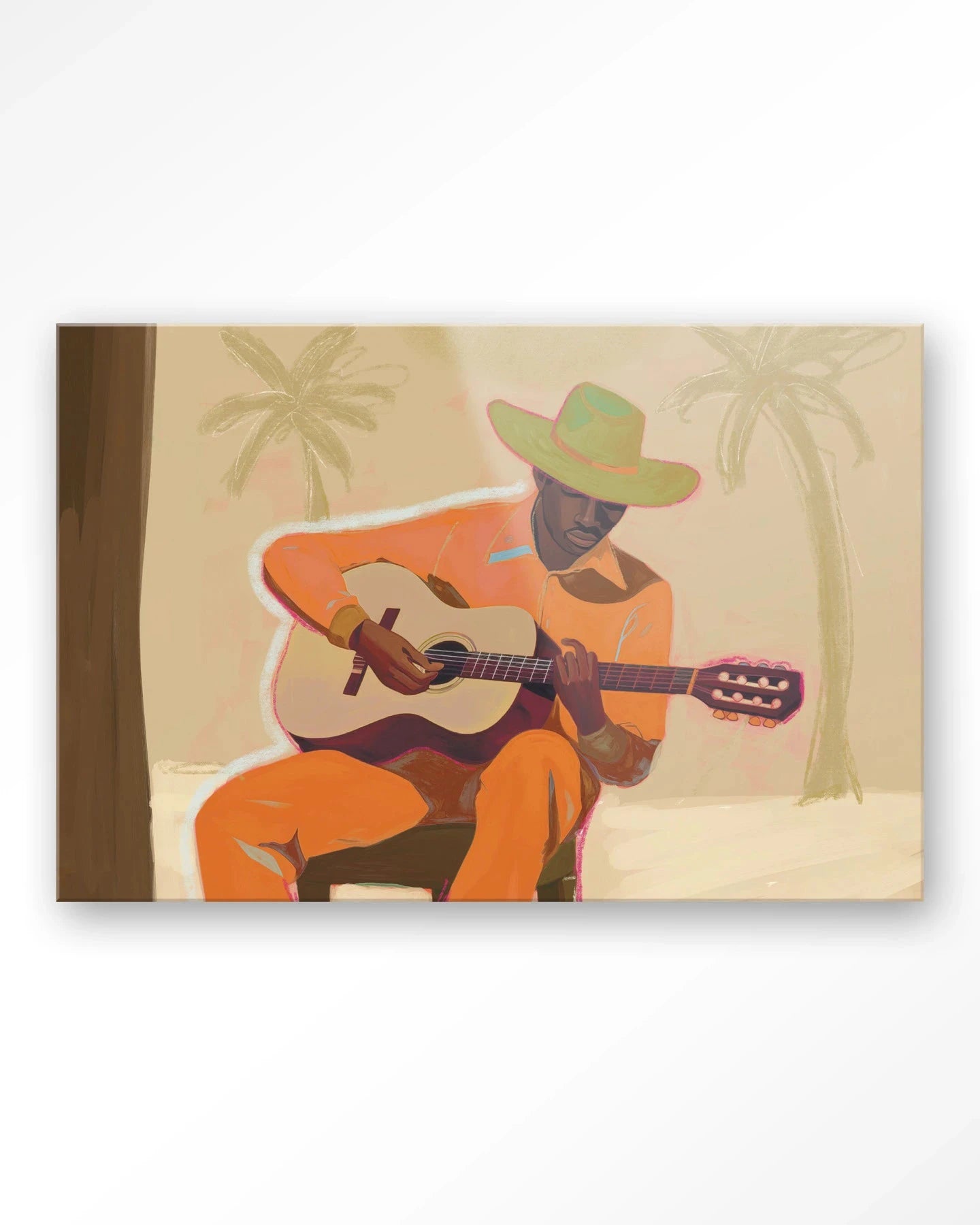 Musician 2 - Moderne Wanddecoratie | Artprint, Glass Art & Wandkleed by Urban Cotton