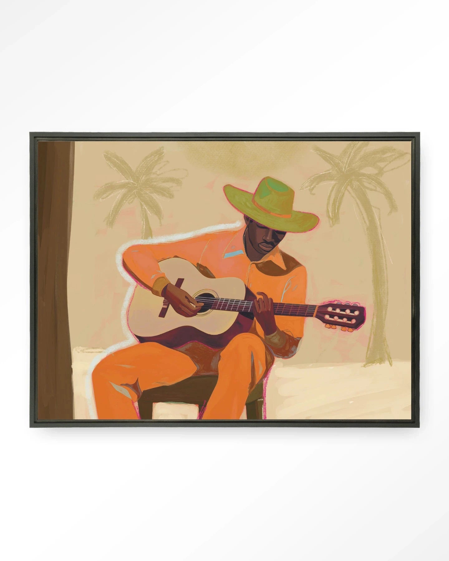 Musician 2 - Moderne Wanddecoratie | Artprint, Glass Art & Wandkleed by Urban Cotton