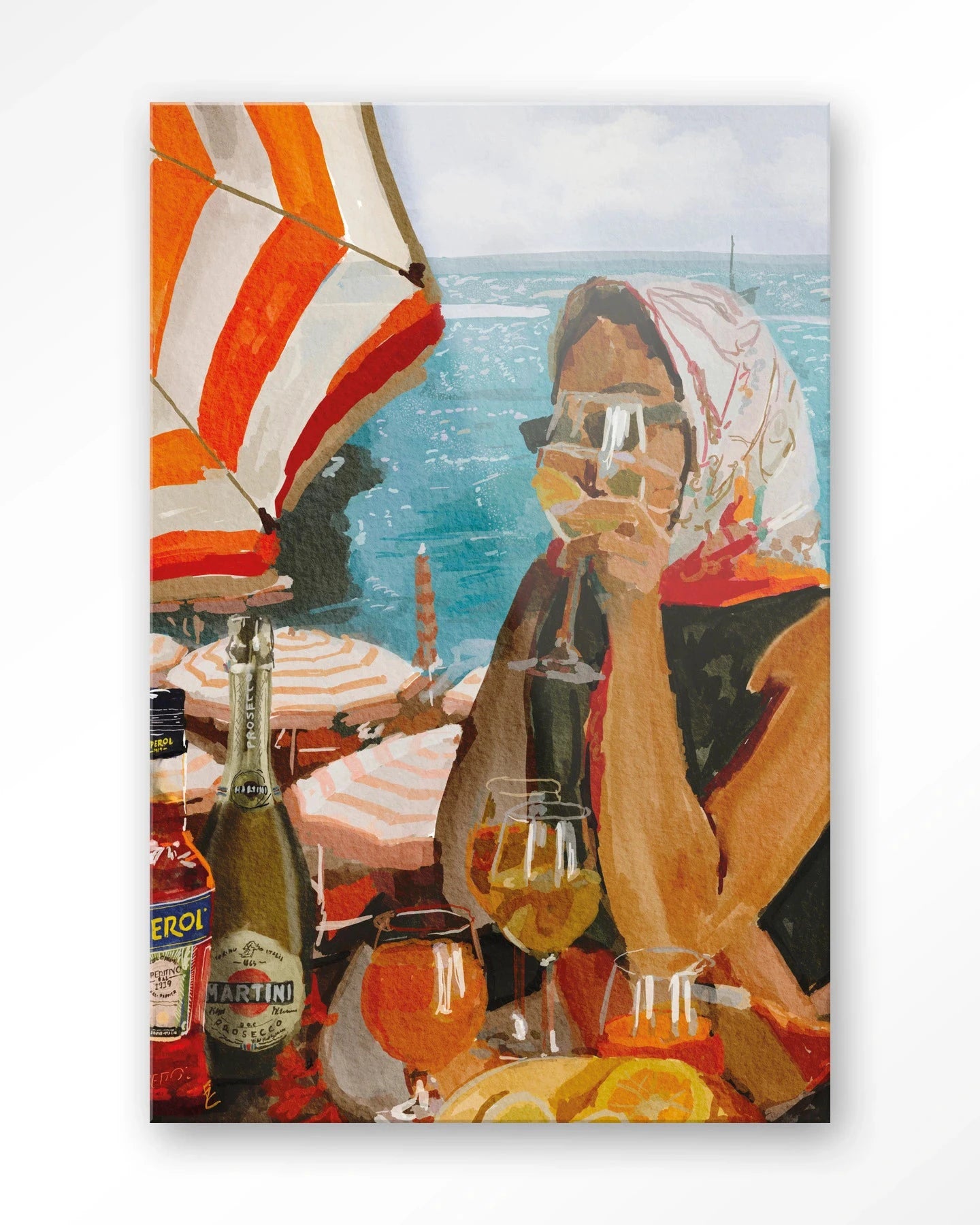 Aperol o’clock - Moderne Wanddecoratie | Artprint, Glass Art & Wandkleed by Urban Cotton